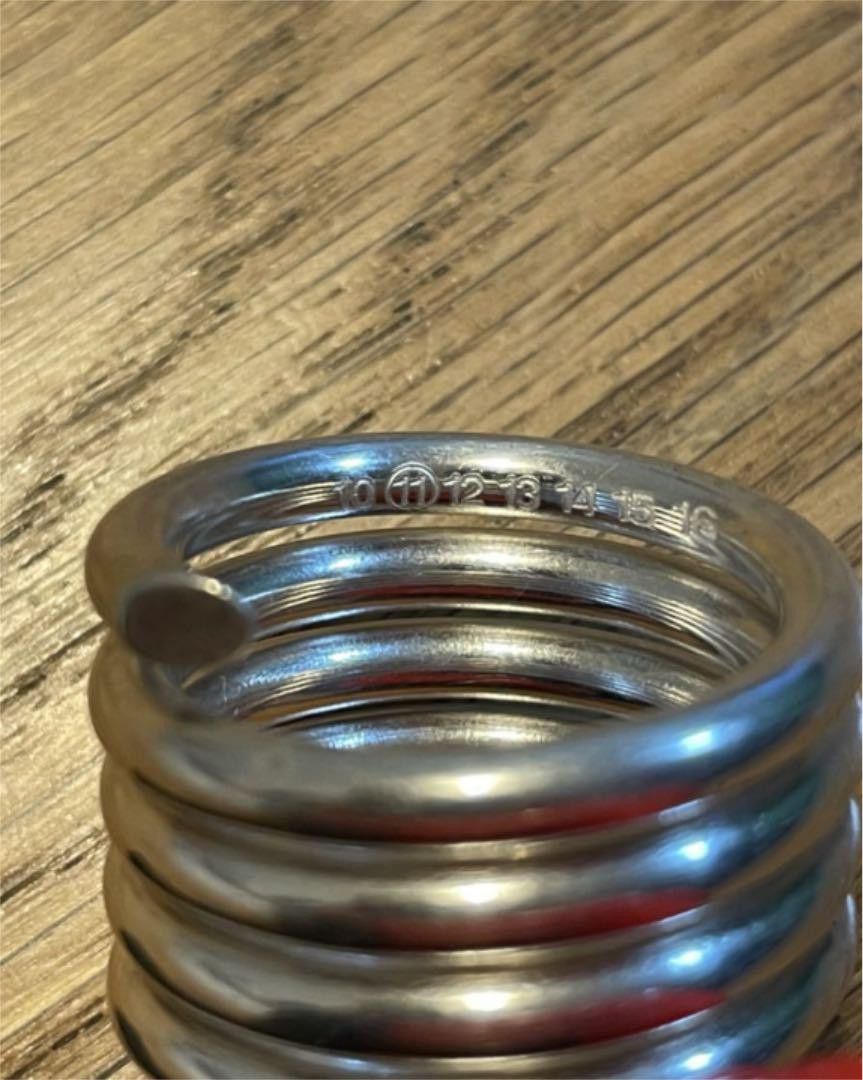 Maison Margiela Spiral Nail Ring Size ONE SIZE - 2 Thumbnail