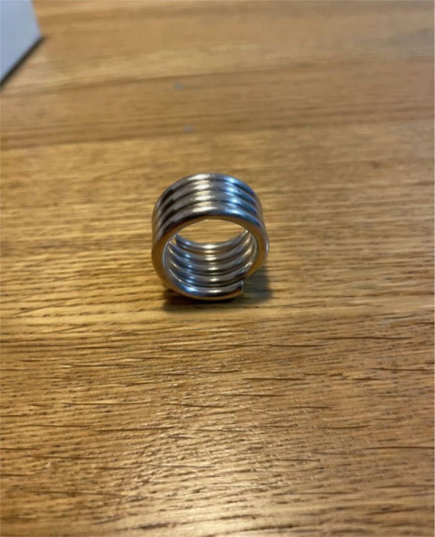 Maison Margiela Spiral Nail Ring Size ONE SIZE - 3 Thumbnail