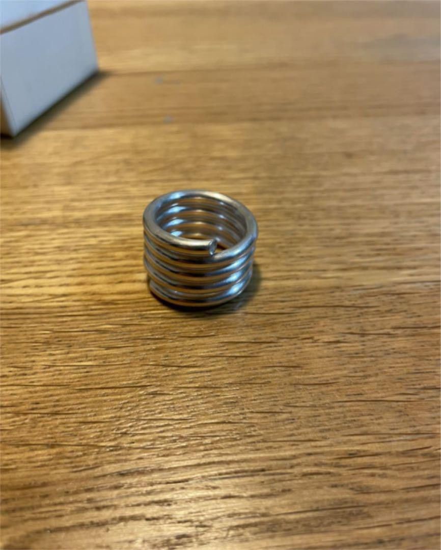 Maison Margiela Spiral Nail Ring Size ONE SIZE - 1 Thumbnail