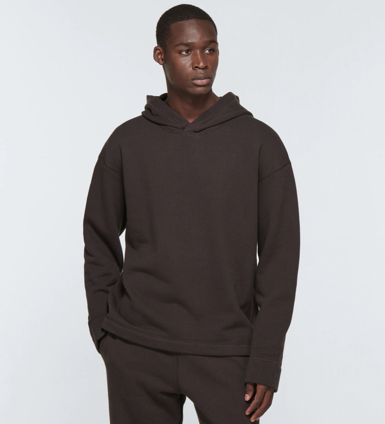 The Row THE ROW Brown Deugene Hoodie Medium Grailed