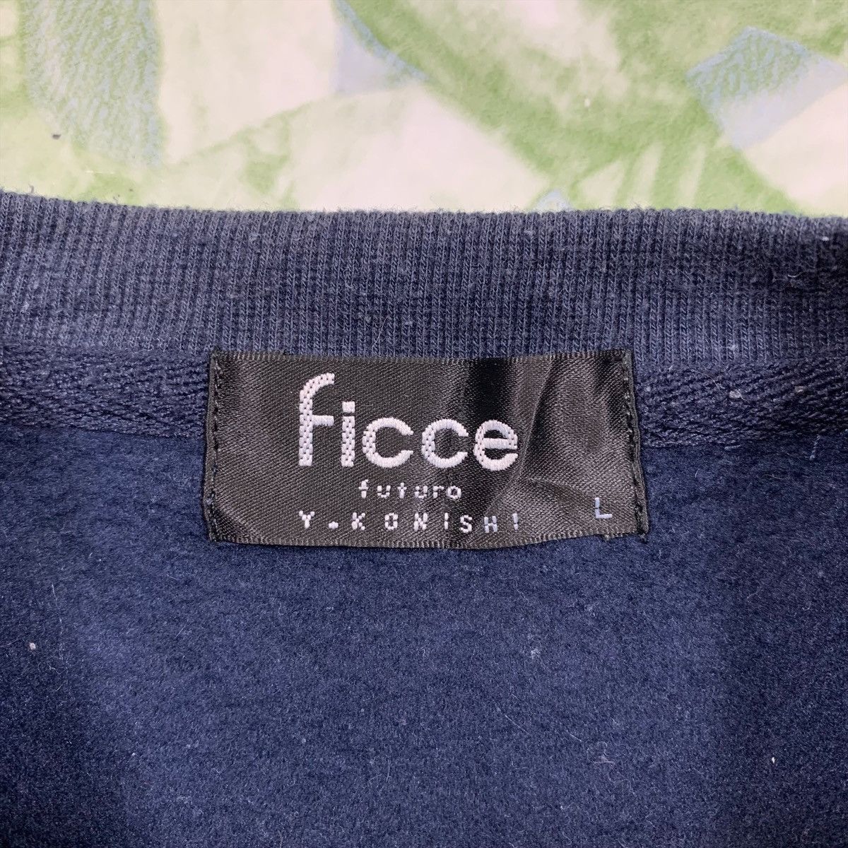 Japanese Brand × Vintage × Yoshiyuki Konishi FICCE Yoshiyuki Konishi Japanese Brand Sweatshirt Pullover Size US L / EU 52-54 / 3 - 5 Thumbnail