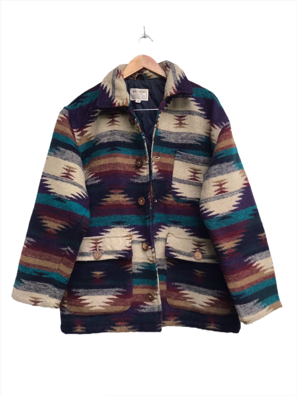 Japanese Brand × Native Polar Fleece Native Navajo Aztec Jacket Size US M / EU 48-50 / 2 - 6 Thumbnail