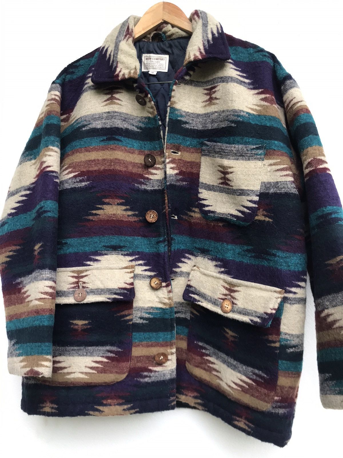 Japanese Brand × Native Polar Fleece Native Navajo Aztec Jacket Size US M / EU 48-50 / 2 - 11 Thumbnail