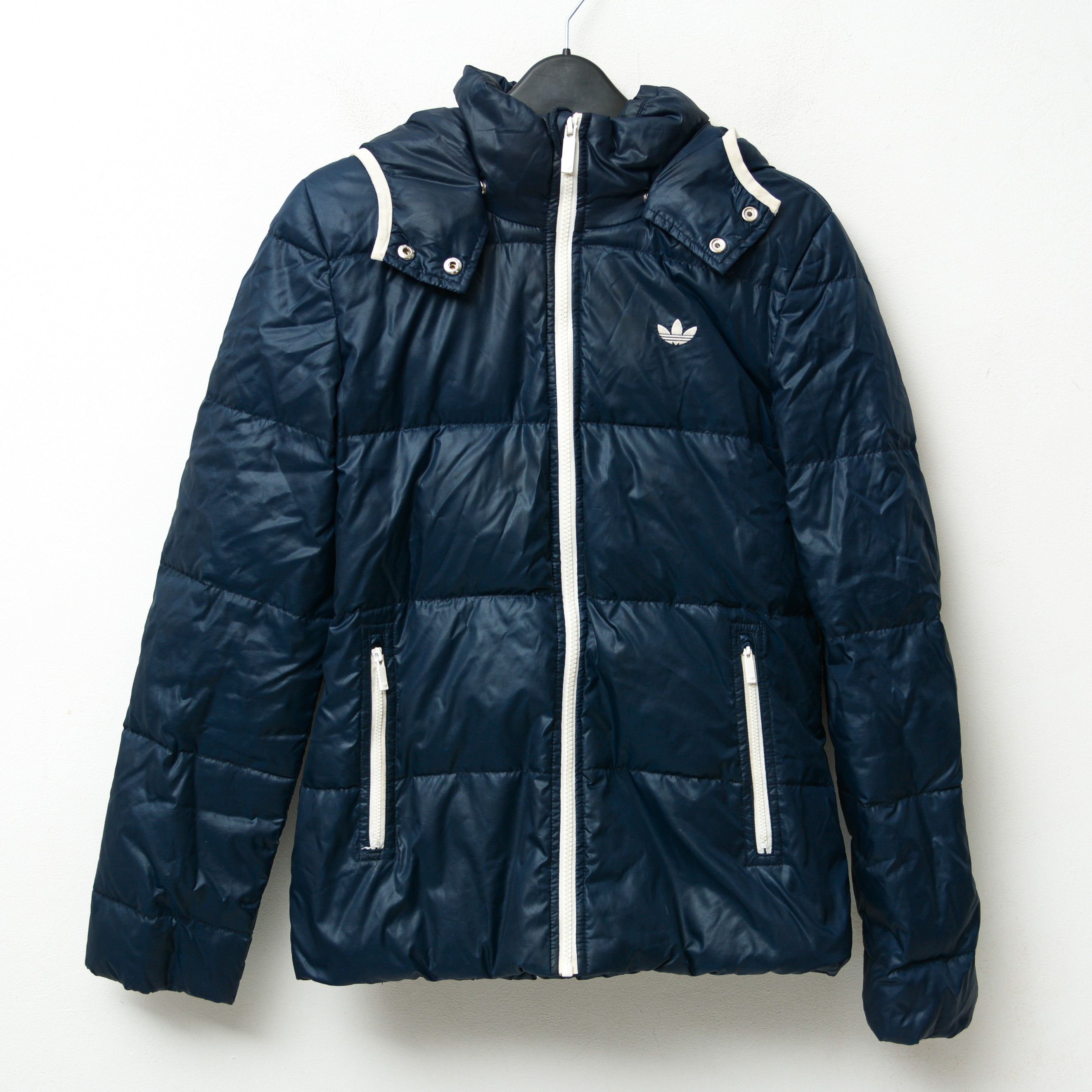 Adidas Down Jacket Women S Puffer Padded EU 36 Winter Coat Hooded Size XS / US 0-2 / IT 36-38 - 1 Thumbnail