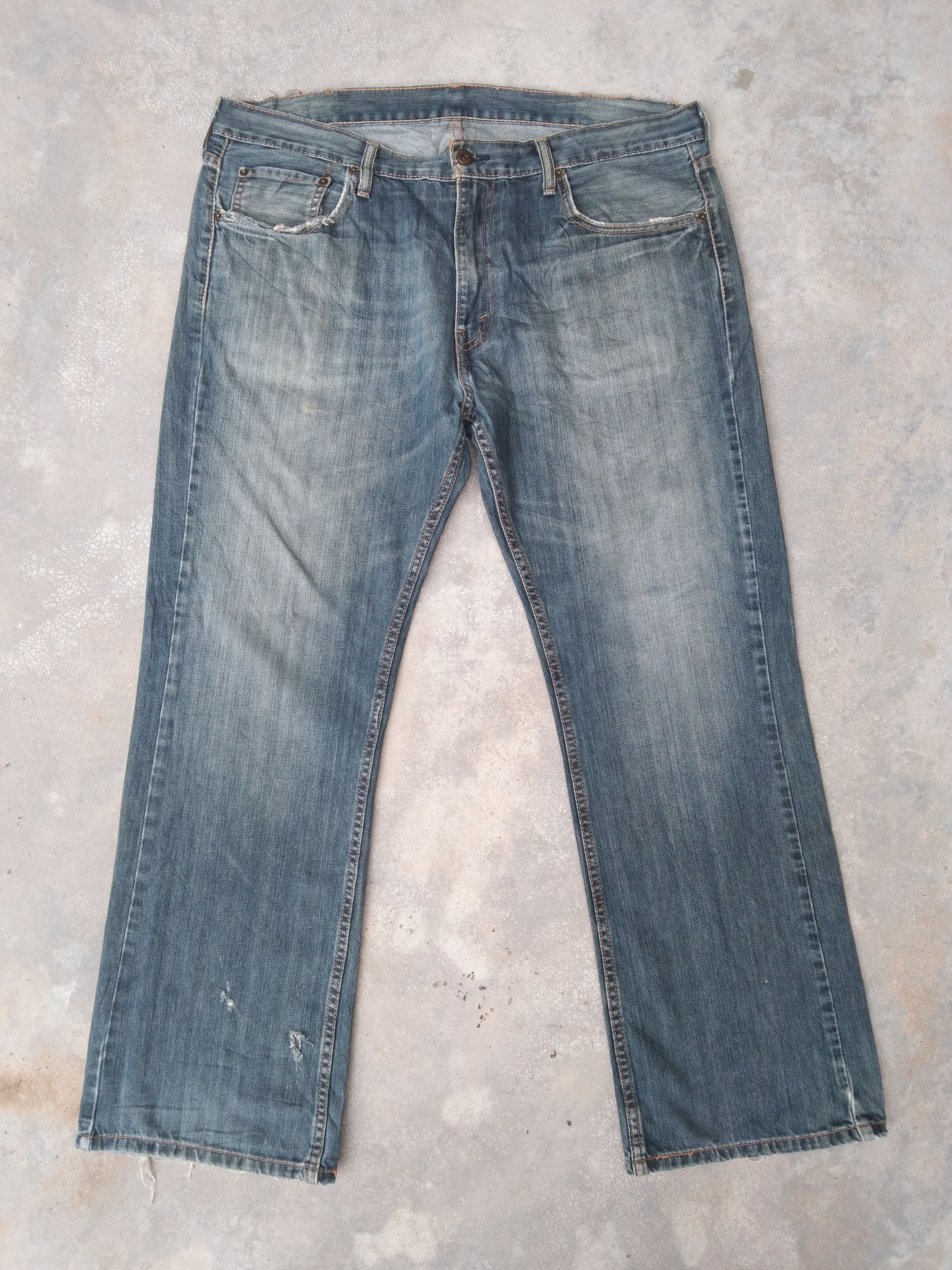 Vintage Vintage Levi's Jeans 527 Flared Distressed Denim 38x30 | Grailed
