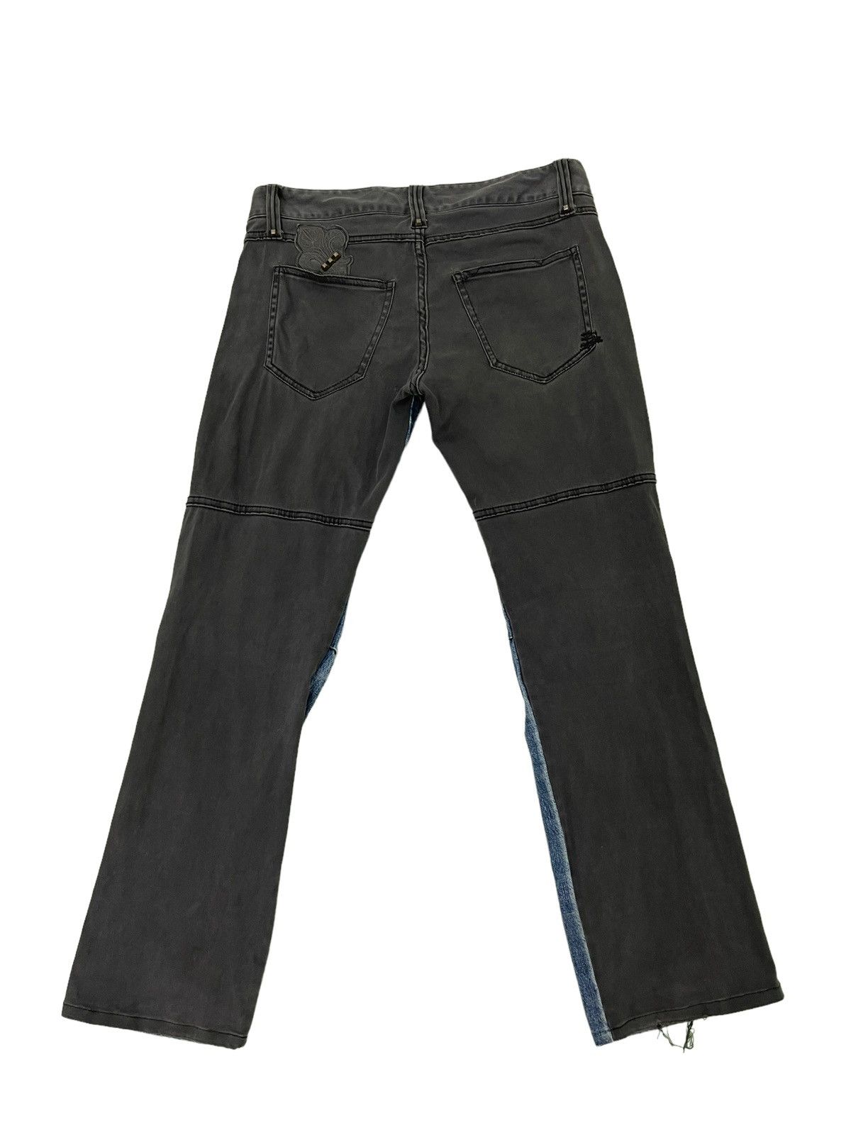 Japanese Brand Slim Stretch Jeans Cook Jeans Two Tones 4🟦6 Size US 35 - 12 Thumbnail