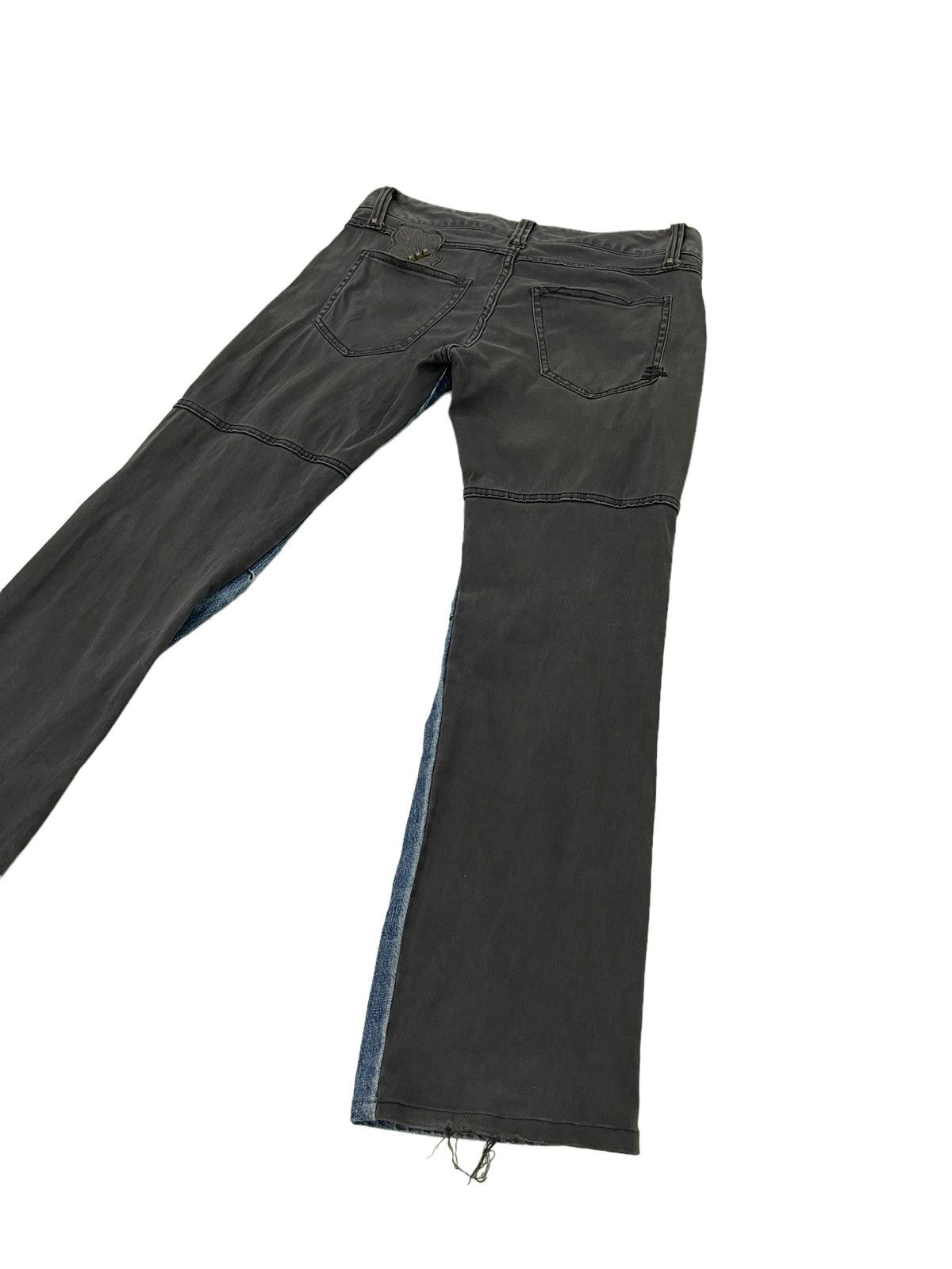 Japanese Brand Slim Stretch Jeans Cook Jeans Two Tones 4🟦6 Size US 35 - 14 Thumbnail