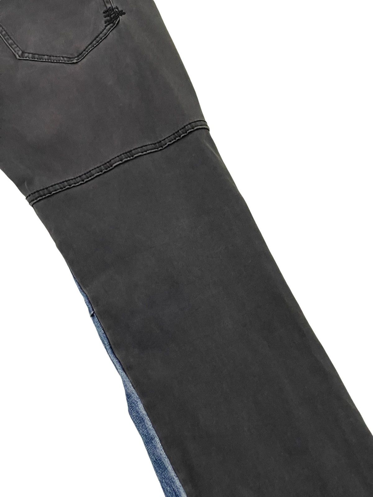 Japanese Brand Slim Stretch Jeans Cook Jeans Two Tones 4🟦6 Size US 35 - 18 Thumbnail