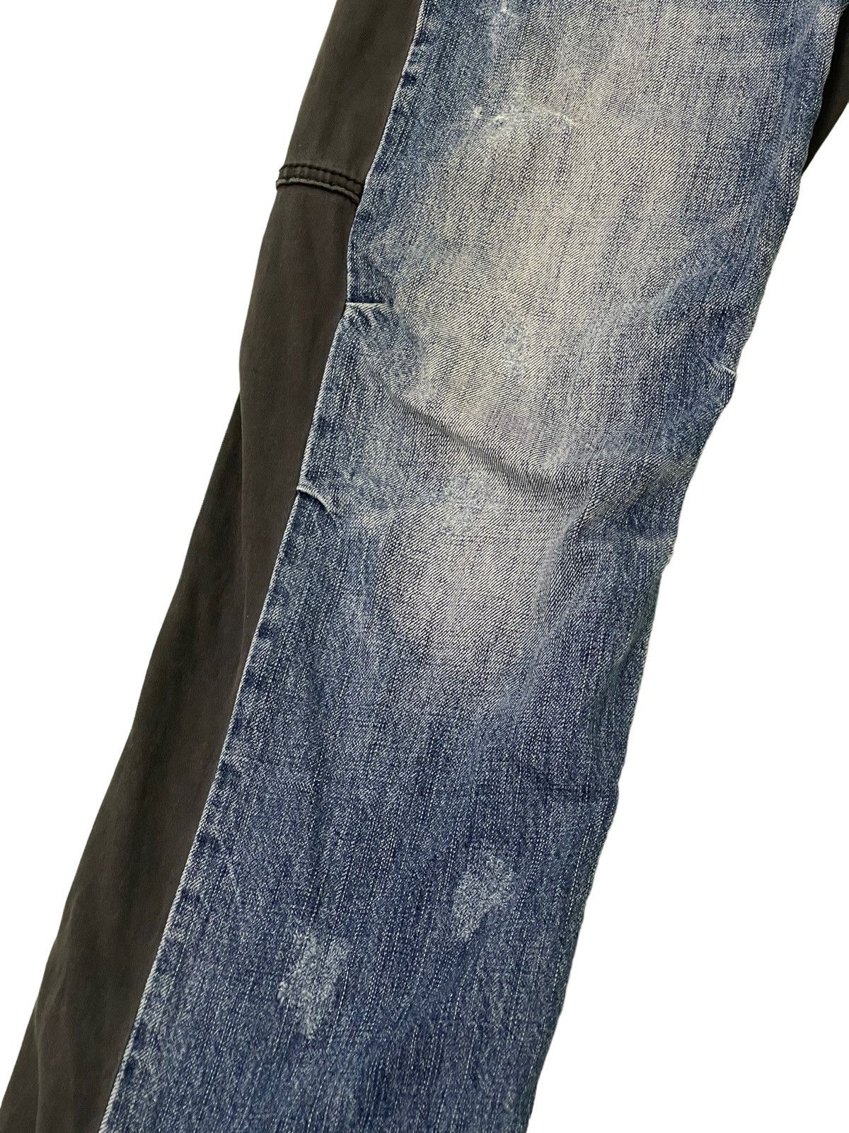 Japanese Brand Slim Stretch Jeans Cook Jeans Two Tones 4🟦6 Size US 35 - 6 Thumbnail