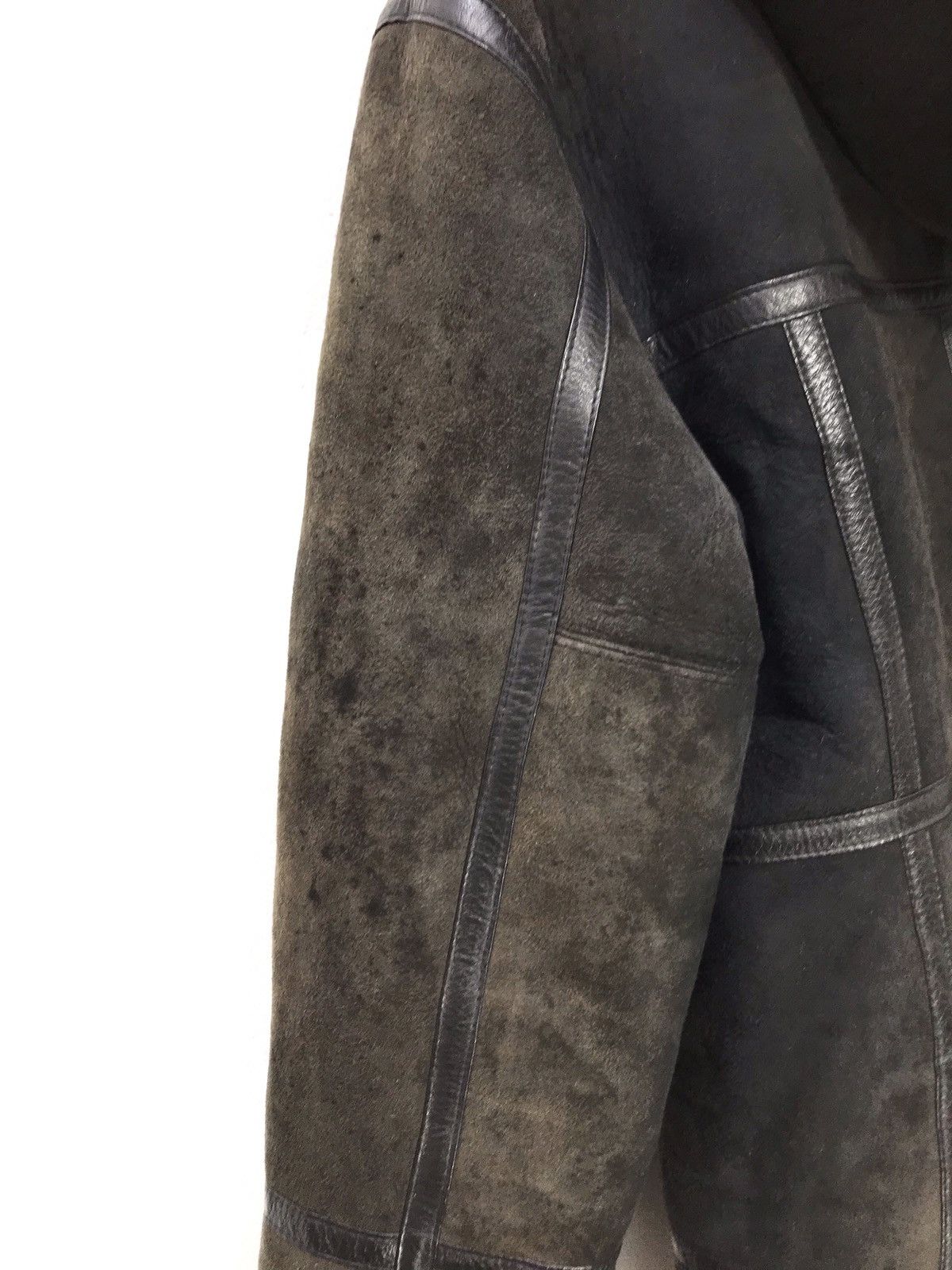 Japanese Brand Nicole Club Shearling Hoodie Jacket Sheepskin Slim 11🟩 Size US S / EU 44-46 / 1 - 2 Thumbnail