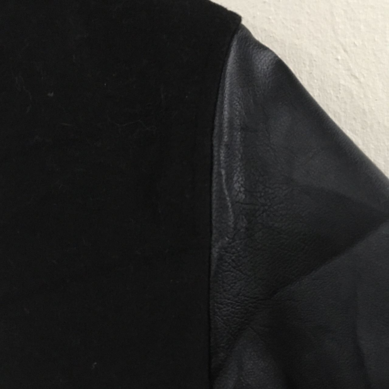 Japanese Brand GU Black hand leather Varsity Jacket Size US M / EU 48-50 / 2 - 5 Thumbnail