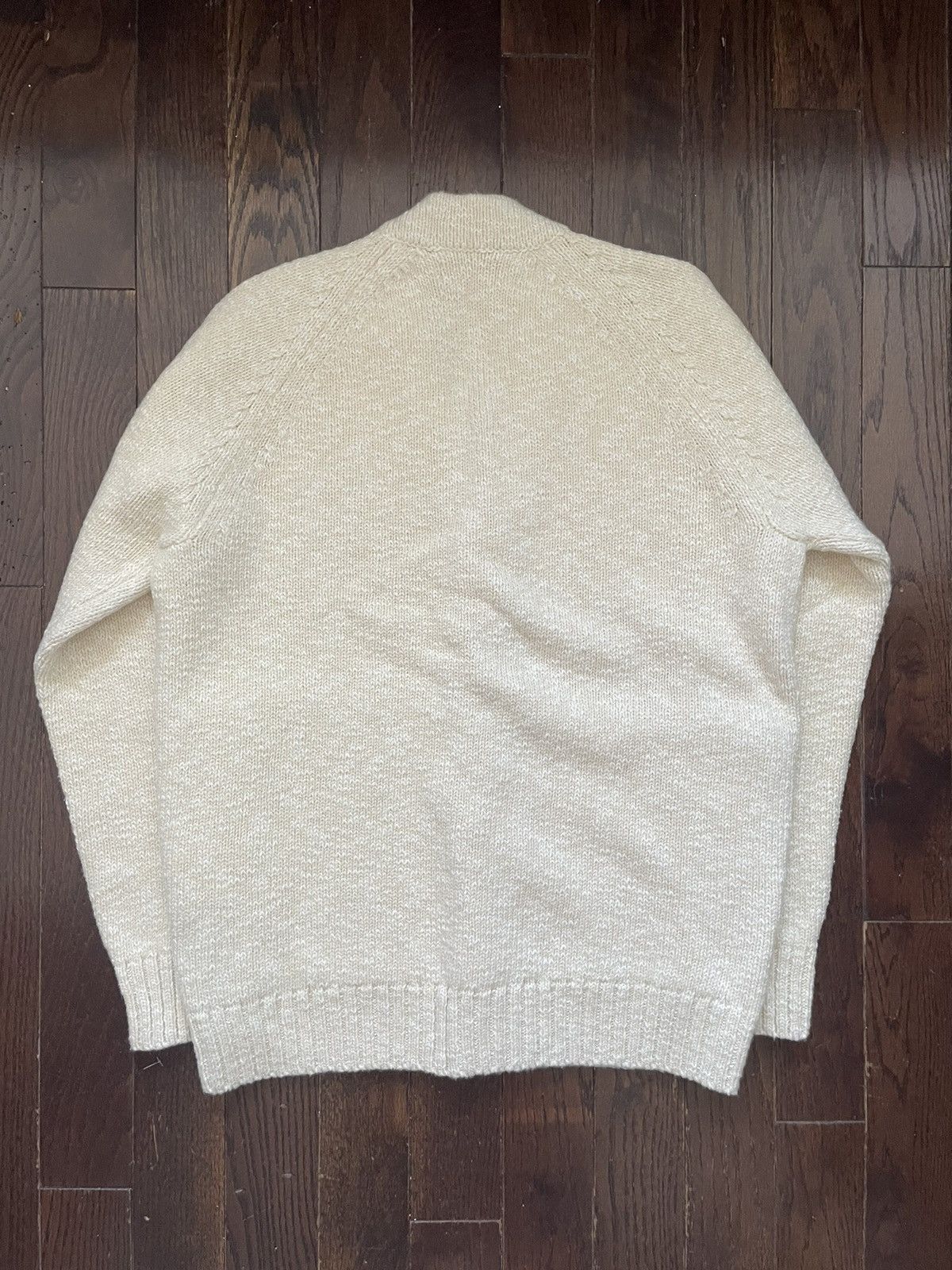 Stone Island Stone Island Chunky Cardigan Knit Off White / Cream / Beige Size US L / EU 52-54 / 3 - 2 Thumbnail