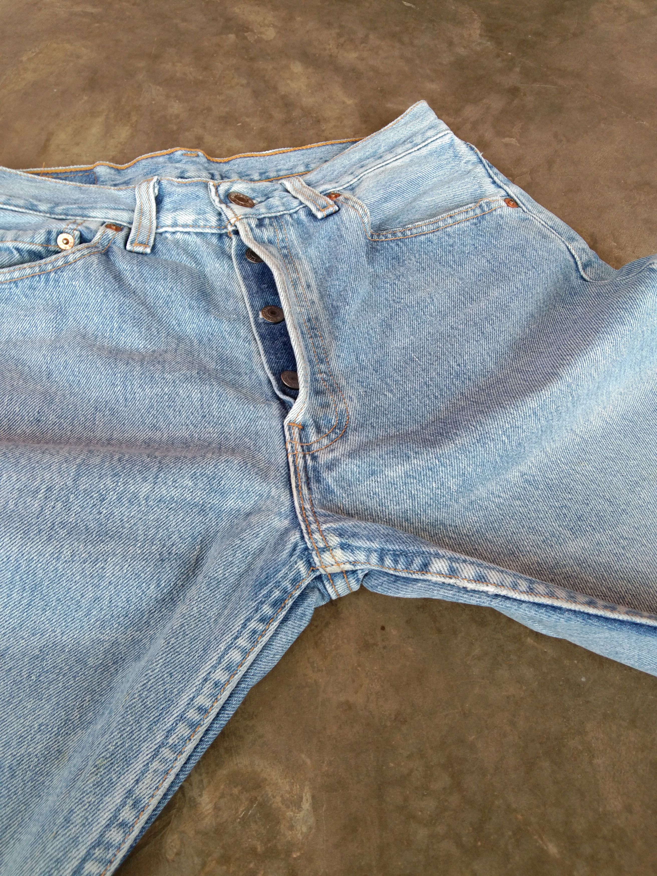 Levi's 90s Vintage Levi's 501 Made In USA Distressed Jeans 28x32 Size US 28 / EU 44 - 6 Thumbnail