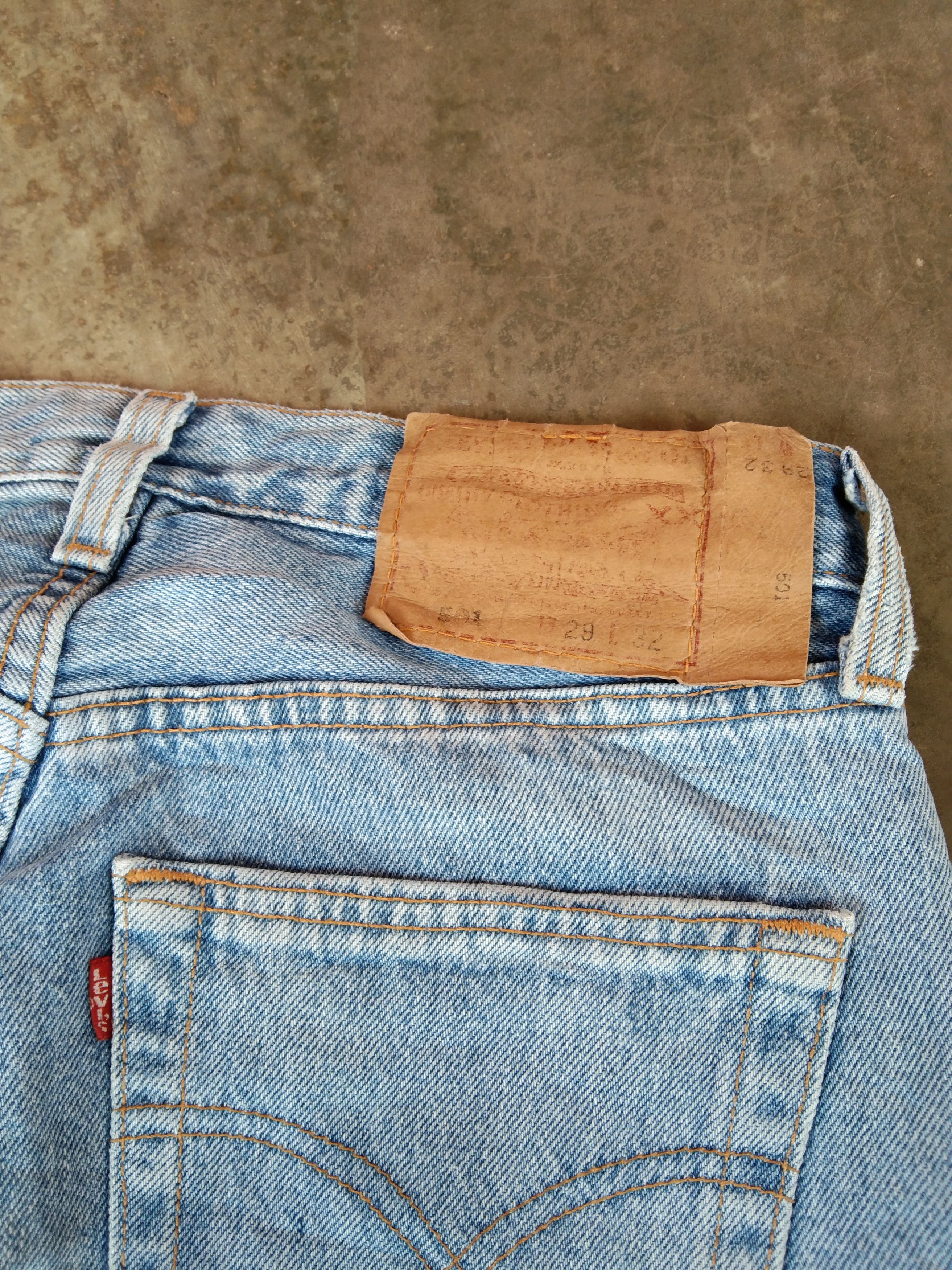 Levi's 90s Vintage Levi's 501 Made In USA Distressed Jeans 28x32 Size US 28 / EU 44 - 3 Thumbnail
