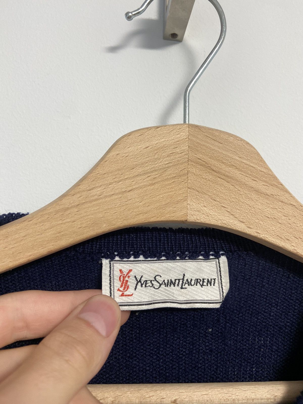 Yves Saint Laurent Yves Saint Laurent Cardigan Vintage Luxury Size XL / US 12-14 / IT 48-50 - 6 Thumbnail