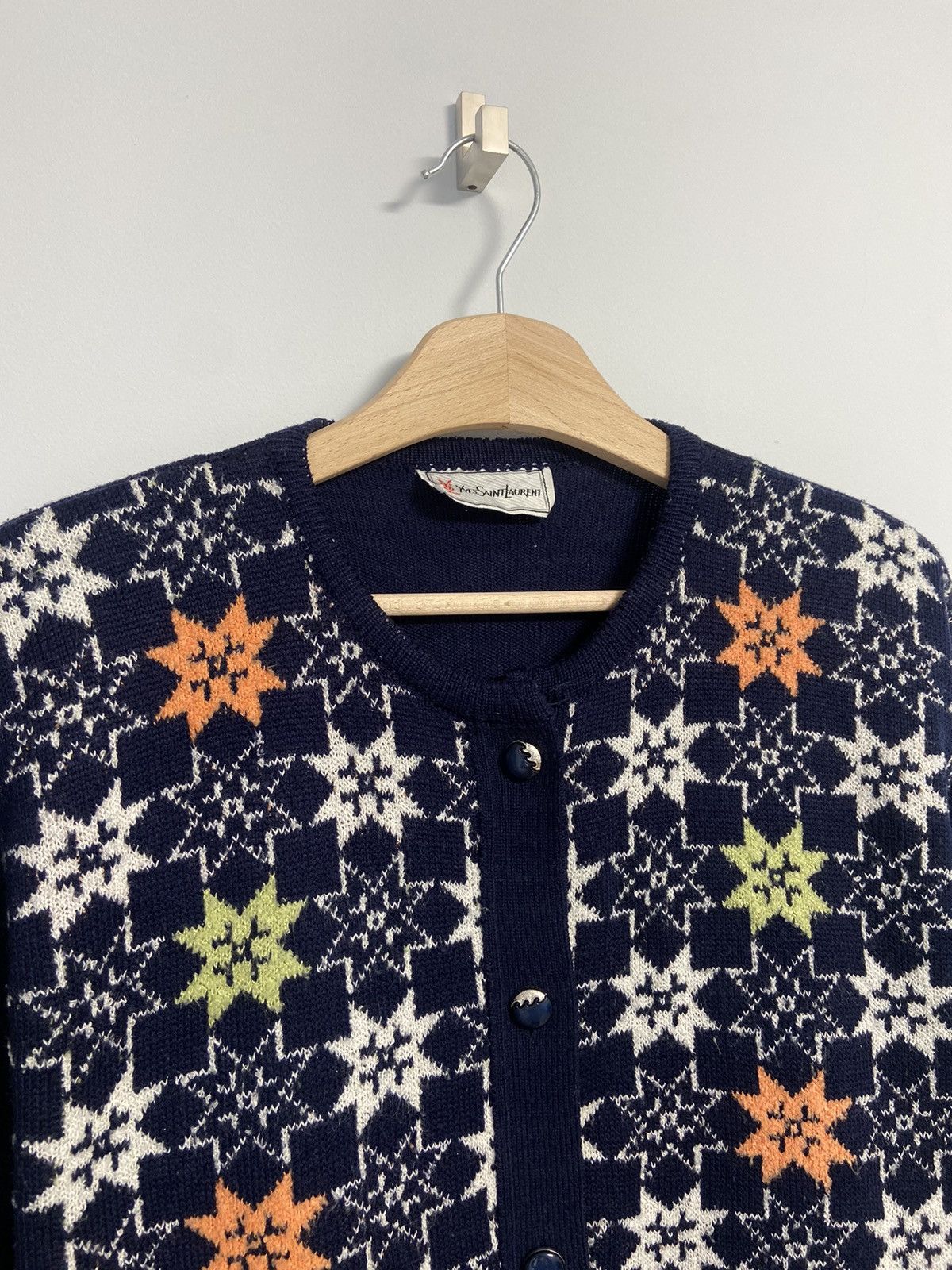 Yves Saint Laurent Yves Saint Laurent Cardigan Vintage Luxury Size XL / US 12-14 / IT 48-50 - 2 Thumbnail