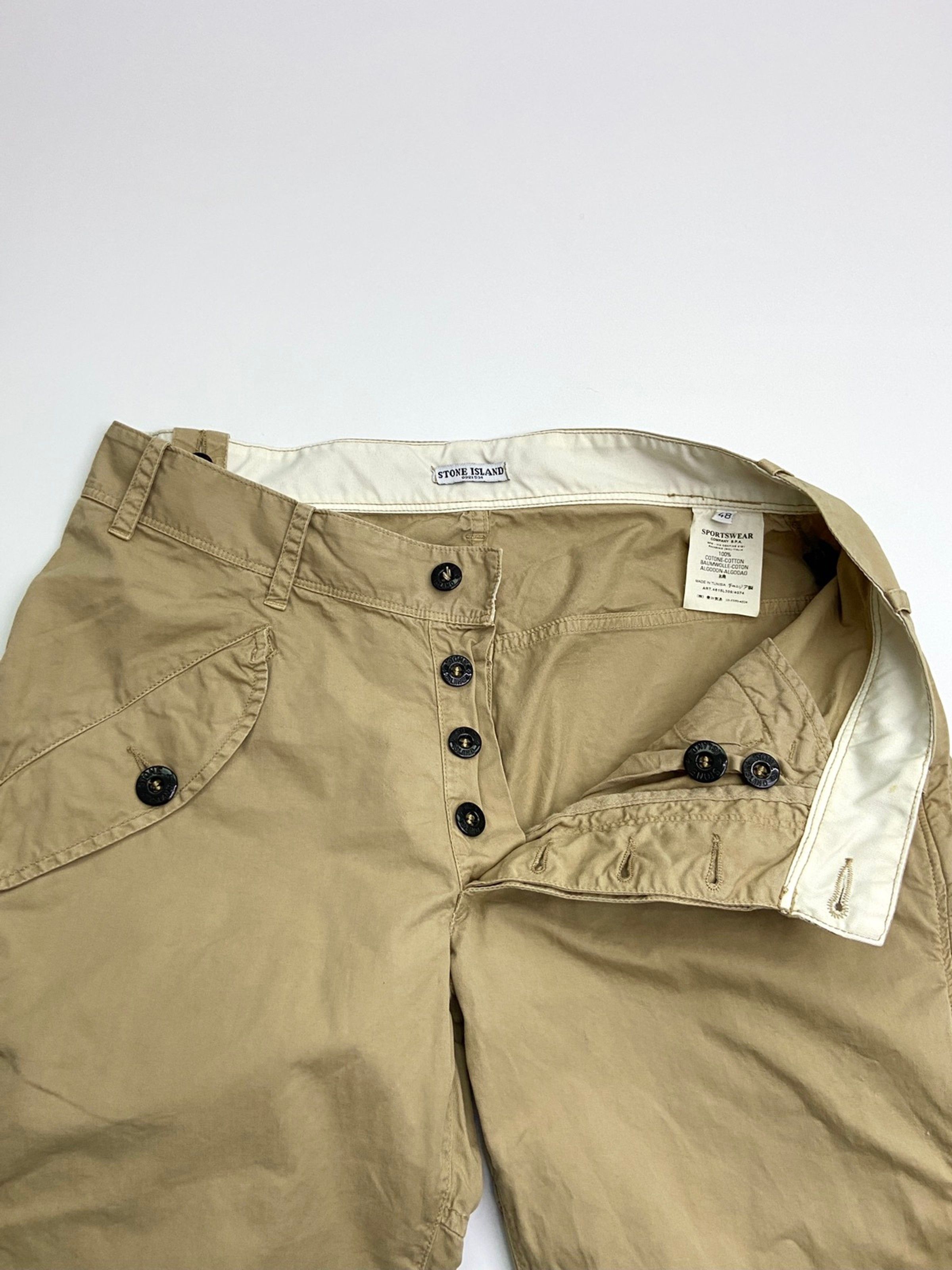 Stone Island ★0% TAX★ ARCHIVE SS’07 TRANSFORMER CARGO SHORTS Size US 31 - 5 Thumbnail