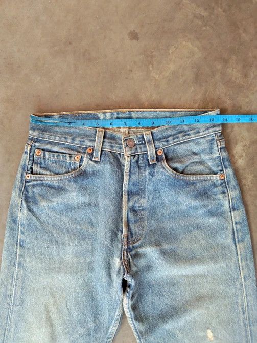Levi's 90s Vintage Levi's 501 Made In USA Distressed Jeans 27x29.5 Size US 27 - 5 Thumbnail