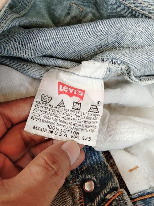 Levi's 90s Vintage Levi's 501 Made In USA Distressed Jeans 27x29.5 Size US 27 - 9 Thumbnail