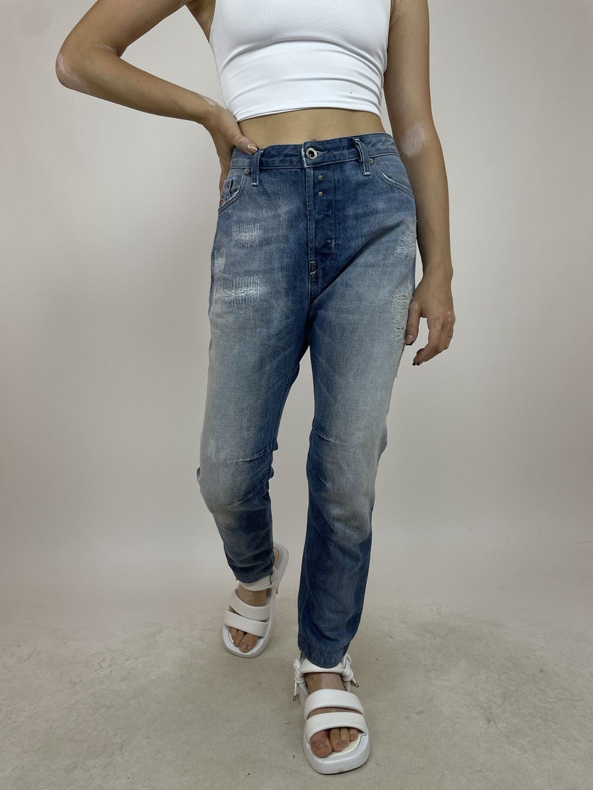 Diesel × Vintage Diesel Easy relaxed-Boyfriend Womens jeans W26 L32 Size 26" / US 2 / IT 38 - 1 Thumbnail