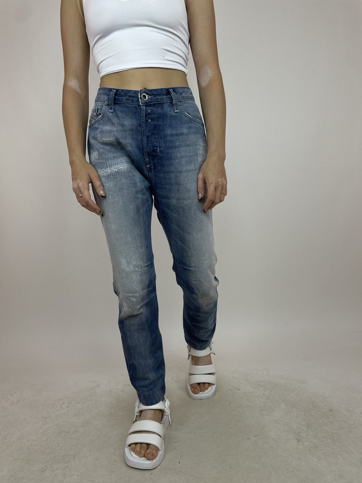 Diesel × Vintage Diesel Easy relaxed-Boyfriend Womens jeans W26 L32 Size 26" / US 2 / IT 38 - 3 Thumbnail