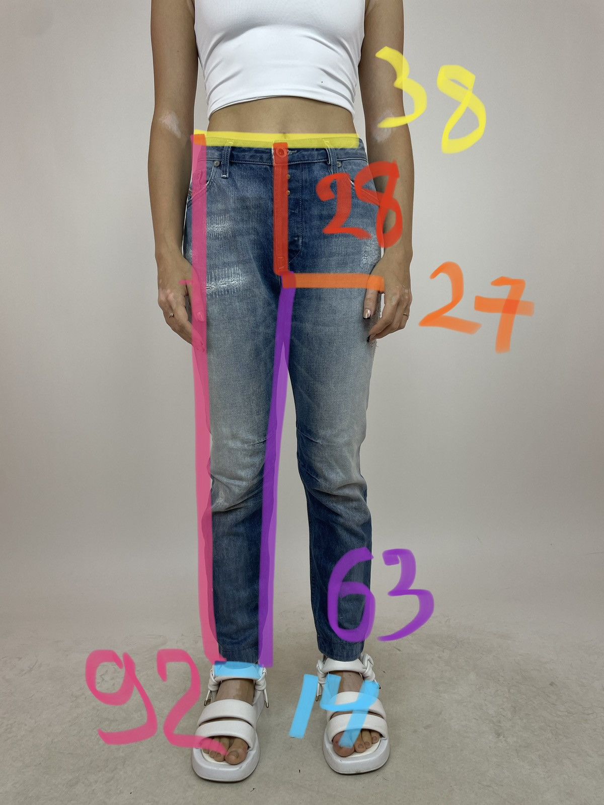 Diesel × Vintage Diesel Easy relaxed-Boyfriend Womens jeans W26 L32 Size 26" / US 2 / IT 38 - 15 Thumbnail