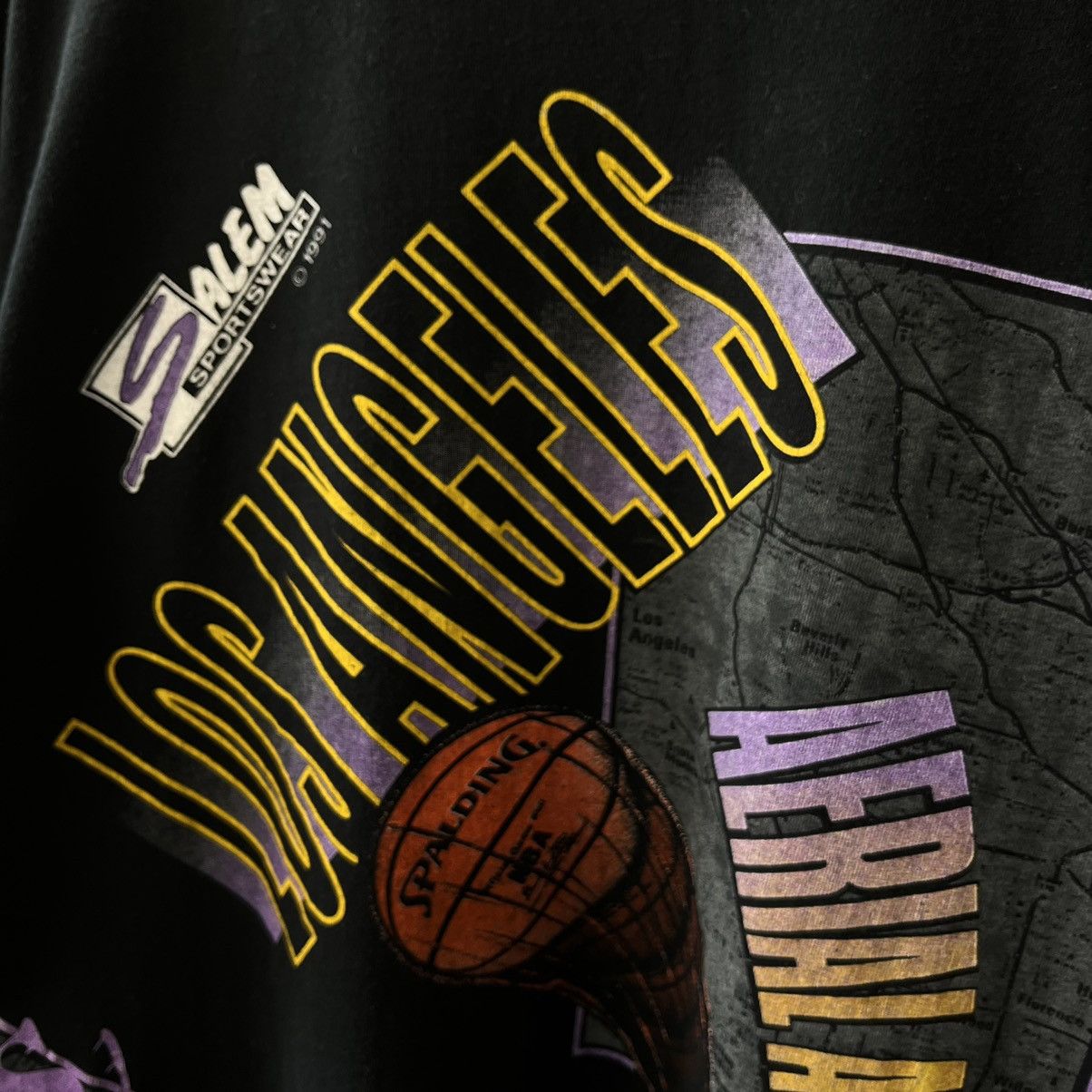 NBA VINTAGE 1991 SALEM ALL OVER LAKERS AERIAL ASSAULT TEE SHIRT Size US XL / EU 56 / 4 - 10 Thumbnail
