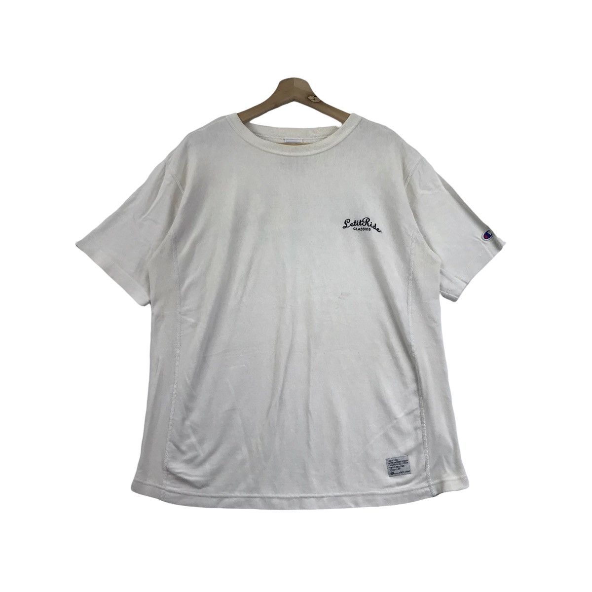 Champion CHAMPION X LET It RIDE Classic White T shirt Size US L / EU 52-54 / 3 - 5 Thumbnail