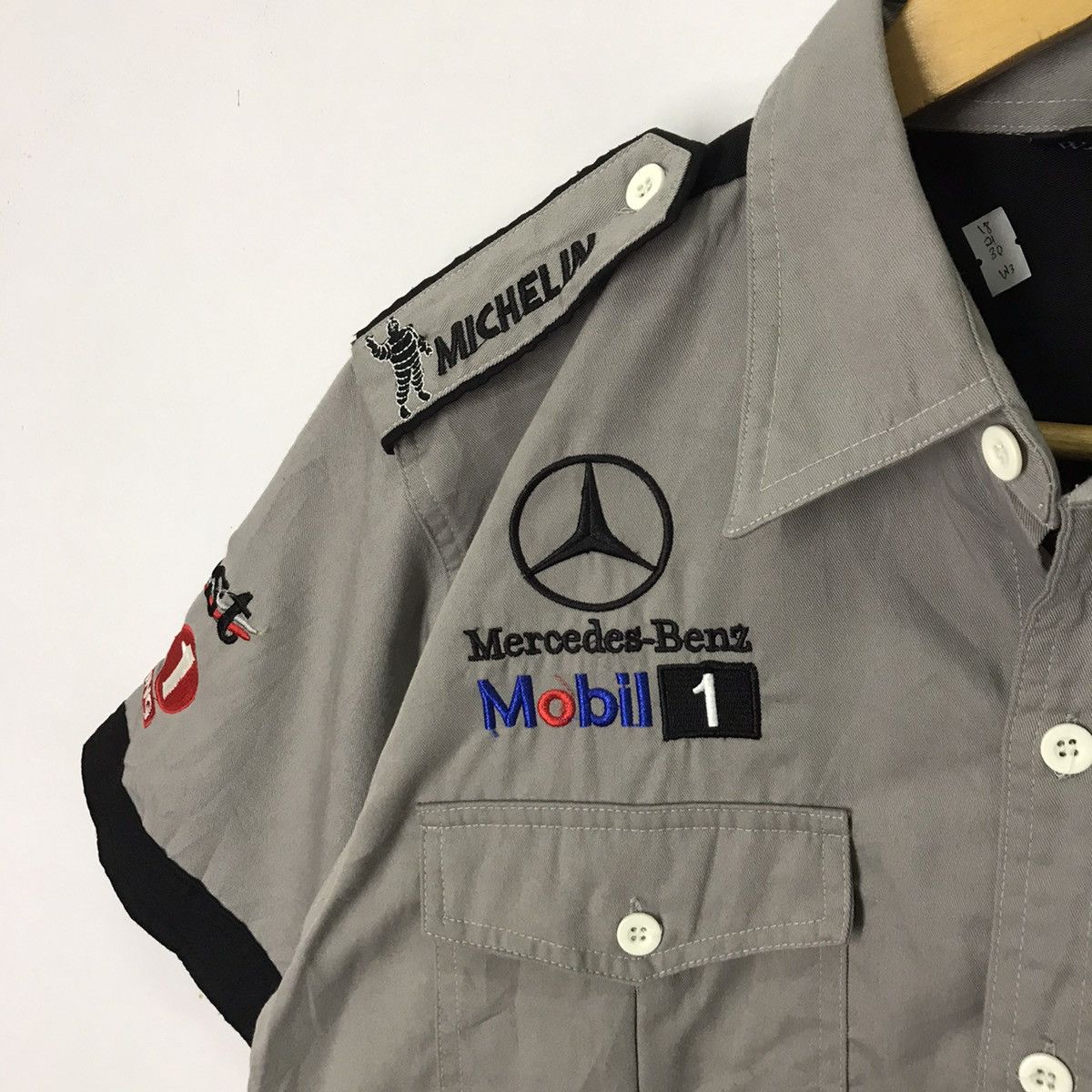 Sports Specialties × Vintage Mercedes Benz x West racing uniform button up shirt Size US M / EU 48-50 / 2 - 3 Thumbnail