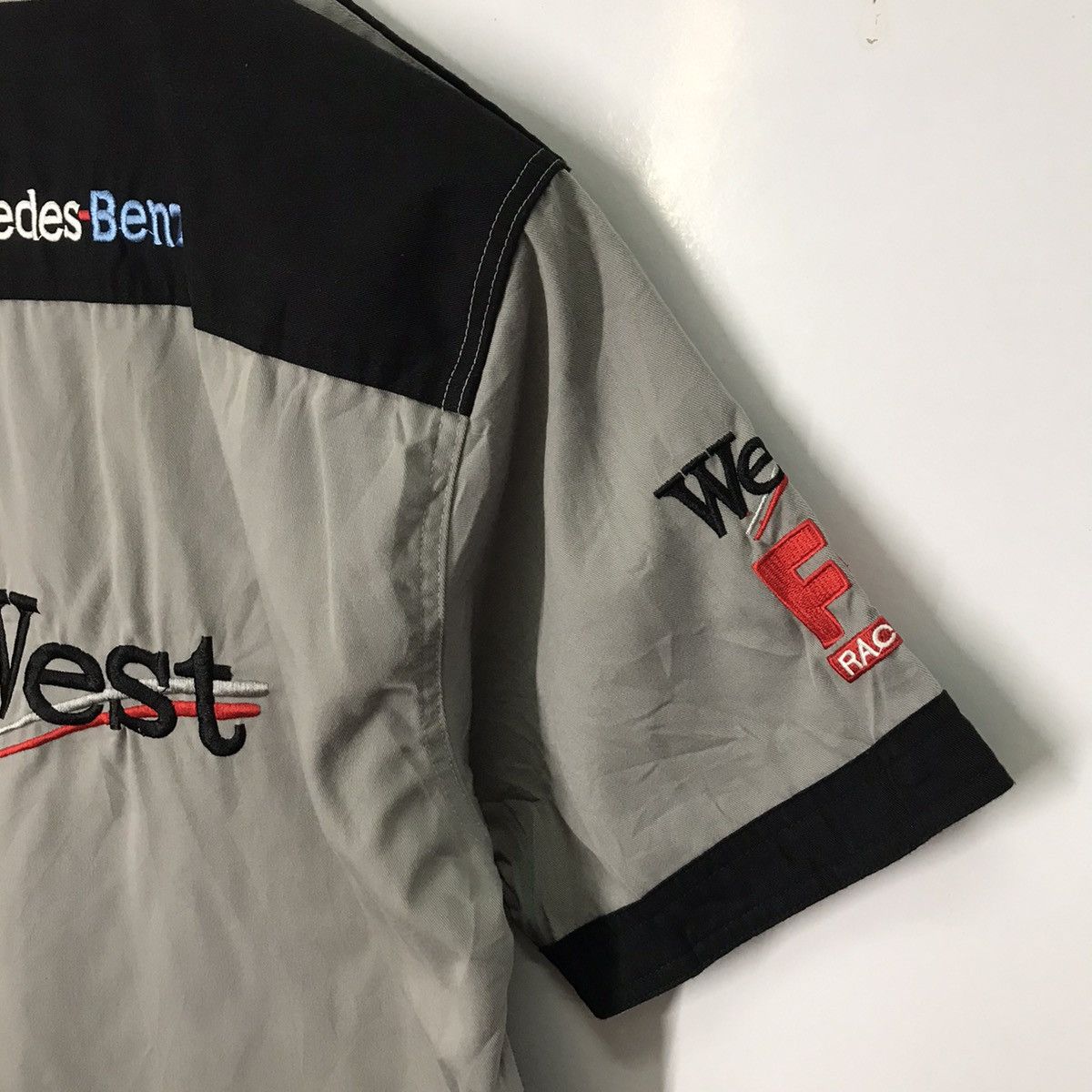 Sports Specialties × Vintage Mercedes Benz x West racing uniform button up shirt Size US M / EU 48-50 / 2 - 6 Thumbnail