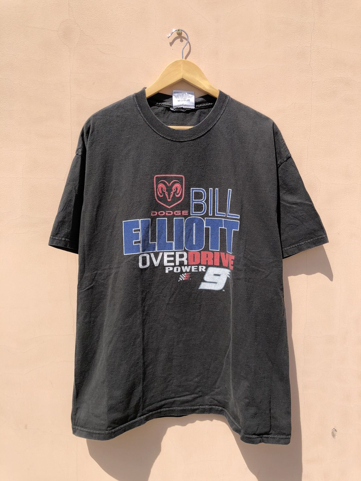 NASCAR Vintage 2003 NASCAR Bill Elliott Dodge The Feel Power Tee Size US XL / EU 56 / 4 - 2 Thumbnail