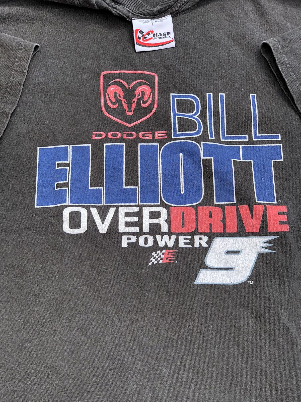 NASCAR Vintage 2003 NASCAR Bill Elliott Dodge The Feel Power Tee Size US XL / EU 56 / 4 - 7 Thumbnail