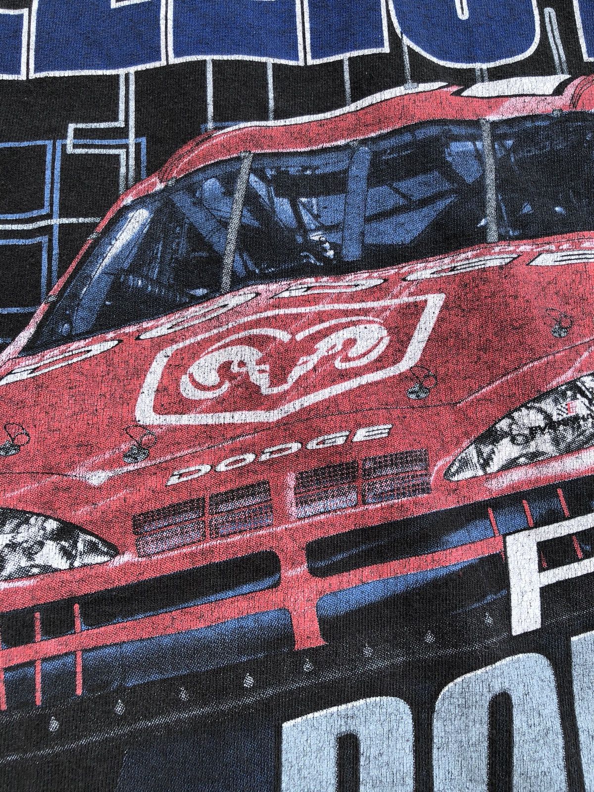 NASCAR Vintage 2003 NASCAR Bill Elliott Dodge The Feel Power Tee Size US XL / EU 56 / 4 - 5 Thumbnail