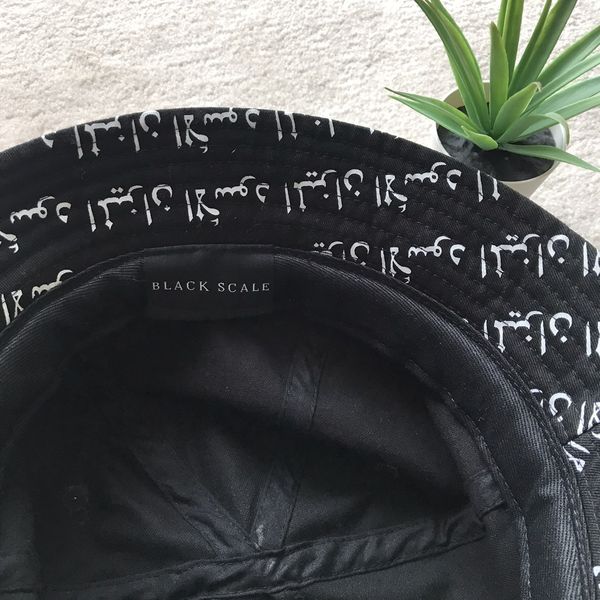 Black Scale Black scale bucket hat Grailed