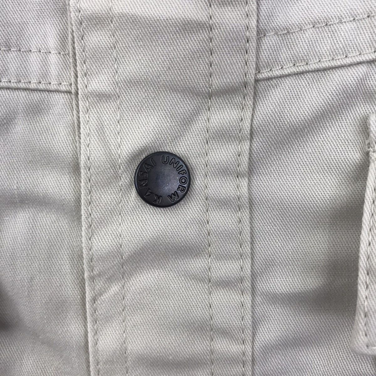 Kansai Yamamoto Vintage KANSAI YAMAMOTO Beige Button Up Jacket Size US L / EU 52-54 / 3 - 4 Thumbnail