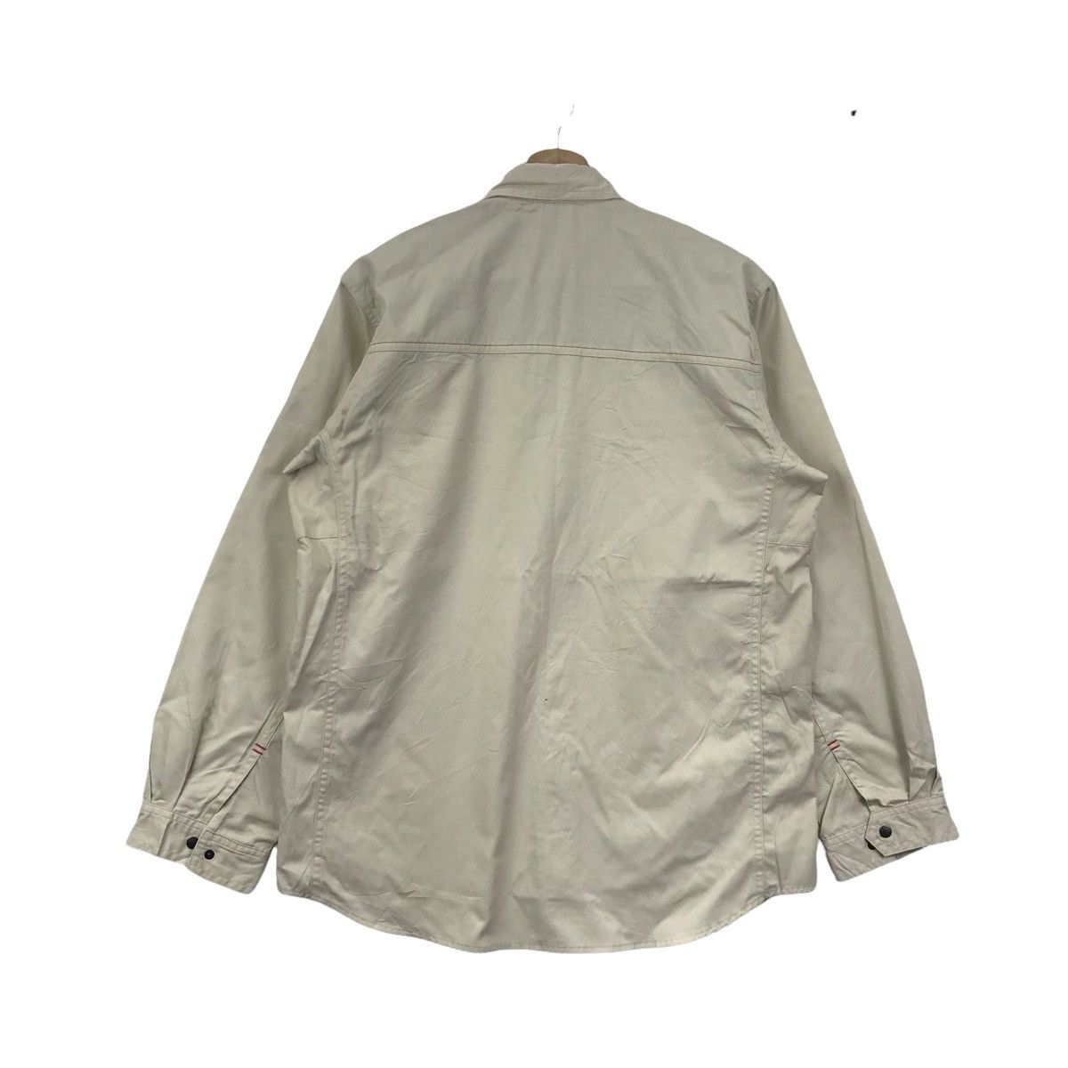 Kansai Yamamoto Vintage KANSAI YAMAMOTO Beige Button Up Jacket Size US L / EU 52-54 / 3 - 9 Thumbnail