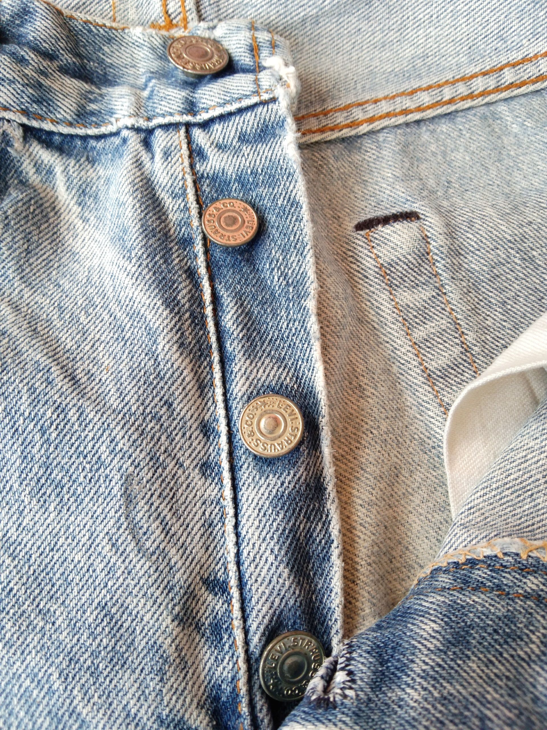 Levi's 80s Vintage Levi's 501 Made In USA Distressed Jeans 27x28 Size US 27 - 10 Thumbnail