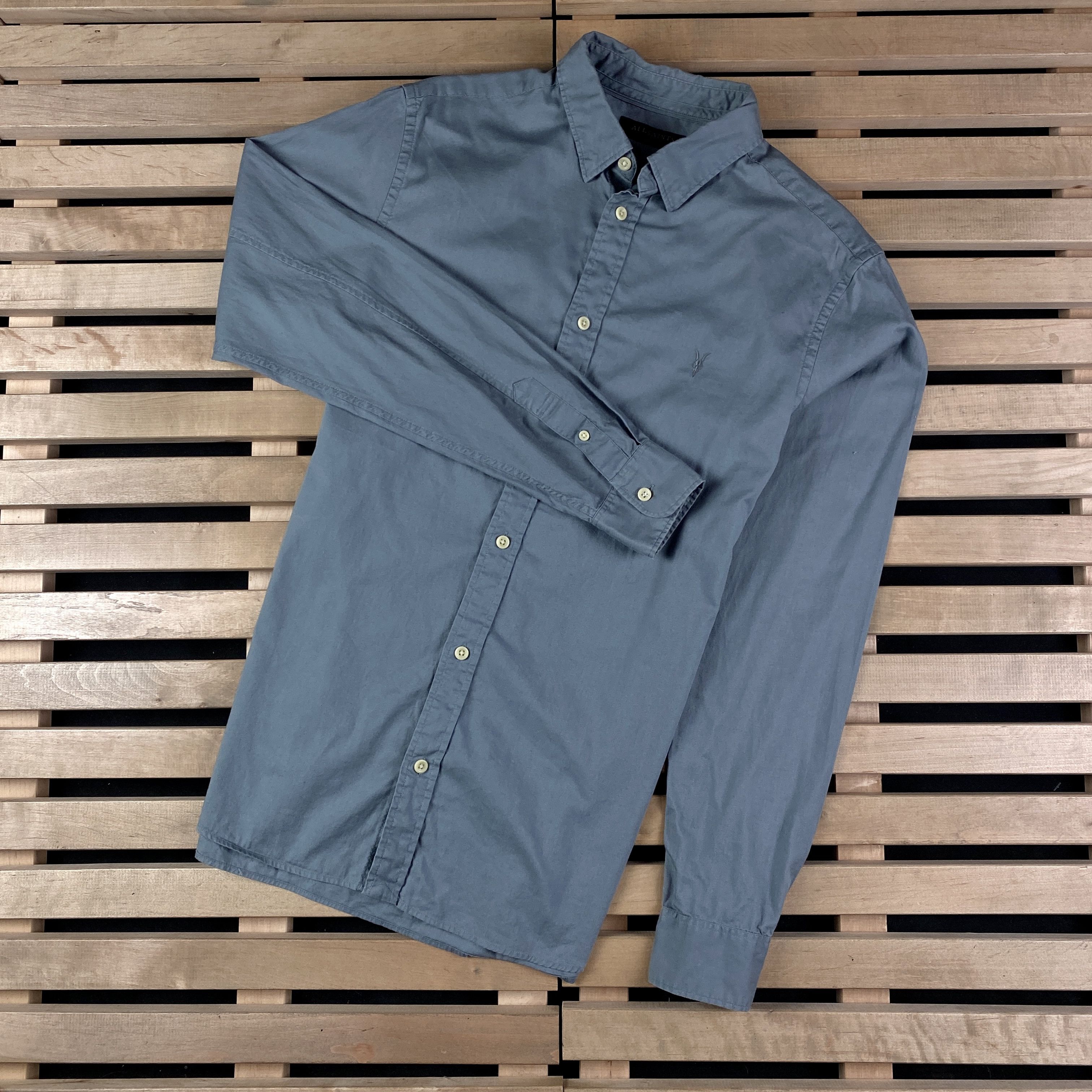 Allsaints Men’s Shirt Long Sleeve Allsaints Size S Size US S / EU 44-46 / 1 - 1 Thumbnail