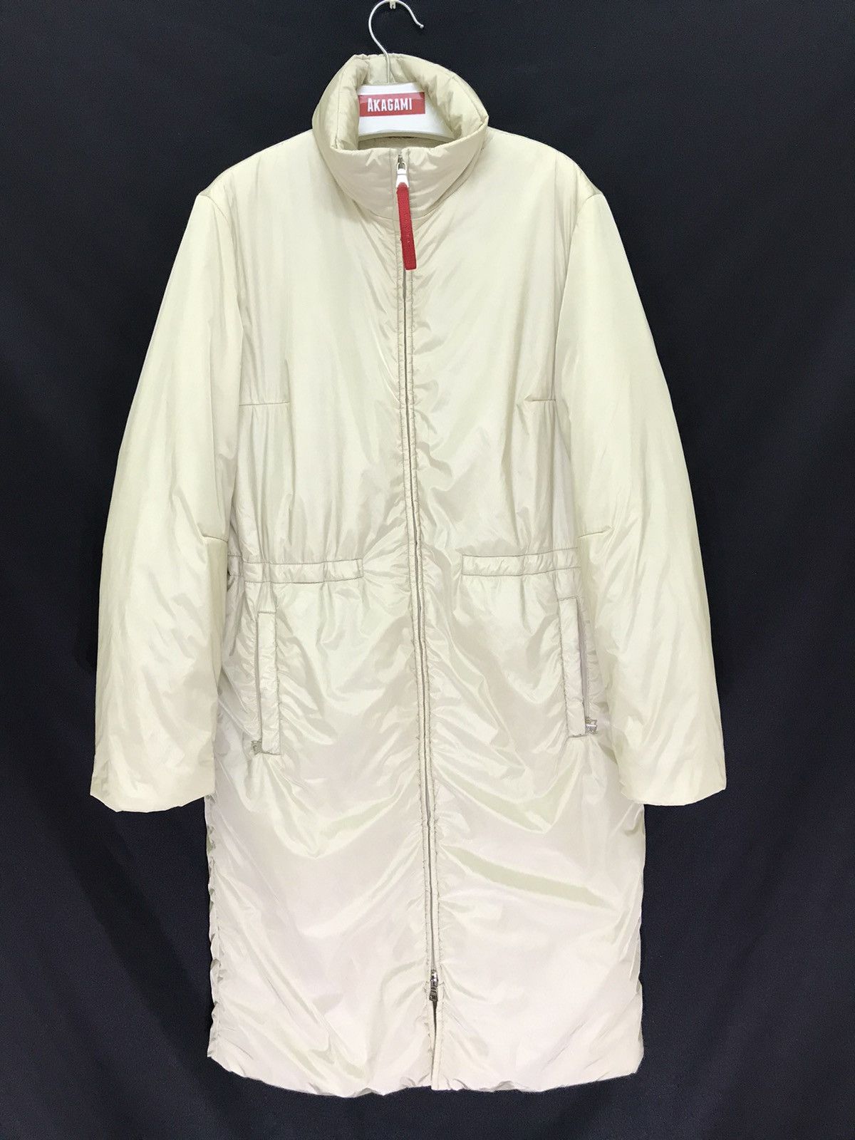 Designer × Prada 💖Prada Nylon Padding Long Zipped Jacket Size US M / EU 48-50 / 2 - 1 Thumbnail