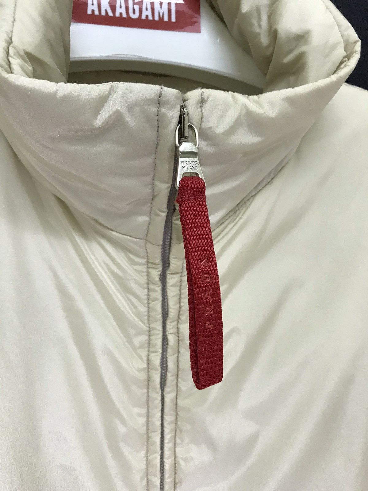 Designer × Prada 💖Prada Nylon Padding Long Zipped Jacket Size US M / EU 48-50 / 2 - 3 Thumbnail
