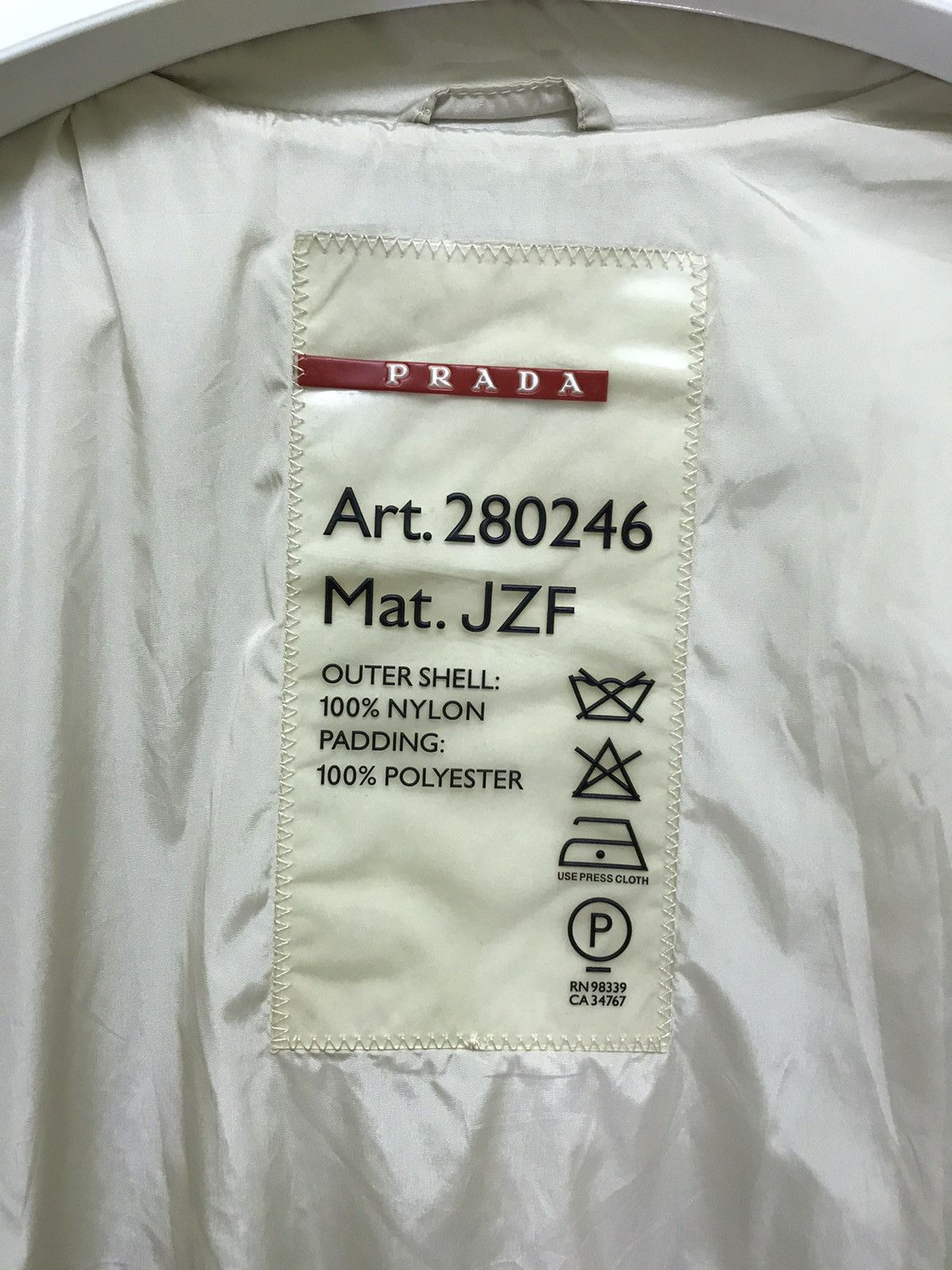 Designer × Prada 💖Prada Nylon Padding Long Zipped Jacket Size US M / EU 48-50 / 2 - 9 Thumbnail