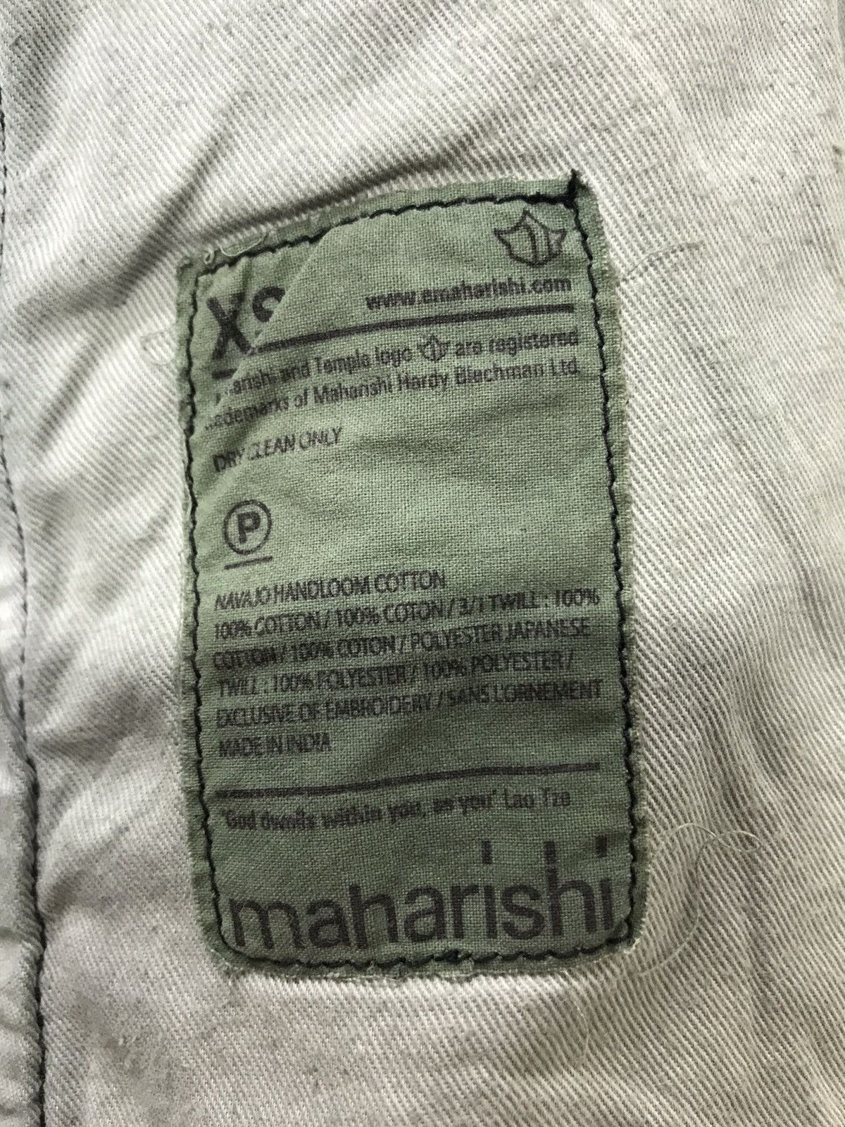 Maharishi 🔥Rare Maharishi⚡️ Native Thick Hard Heavy Woven Cotton 1🟩 Size US S / EU 44-46 / 1 - 12 Thumbnail