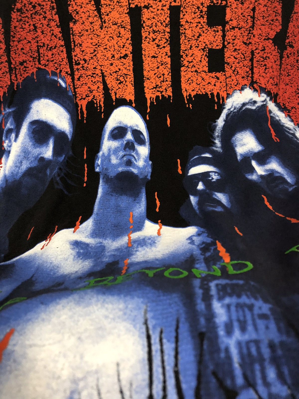 Vintage Vintage Pantera fat beyond driven over print Tshirt 90s Size US L / EU 52-54 / 3 - 8 Thumbnail