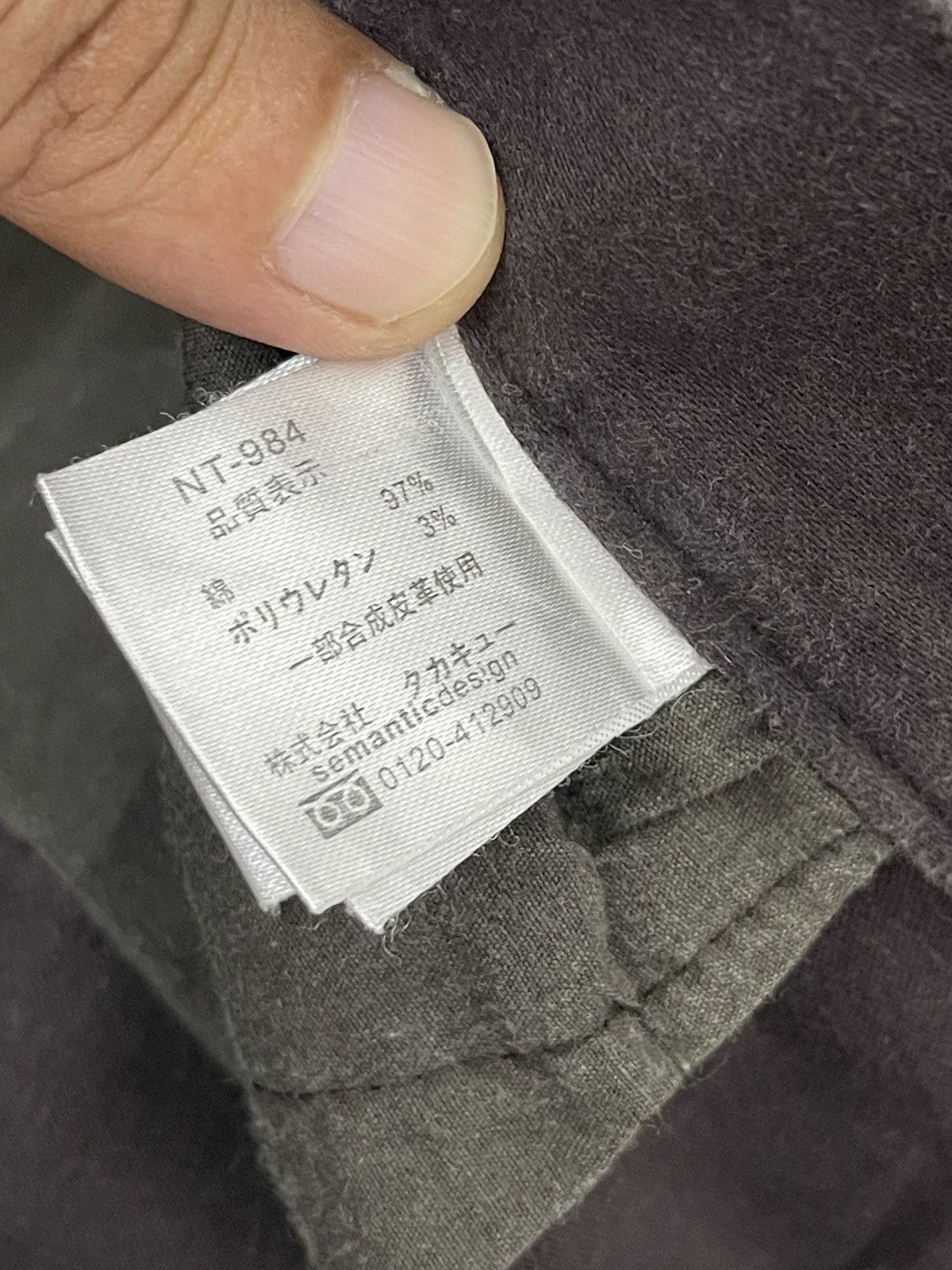 Japanese Brand Flare Cargo Multipocket Semantic Design Stretch 4🟦6 Size US 32 / EU 48 - 20 Thumbnail