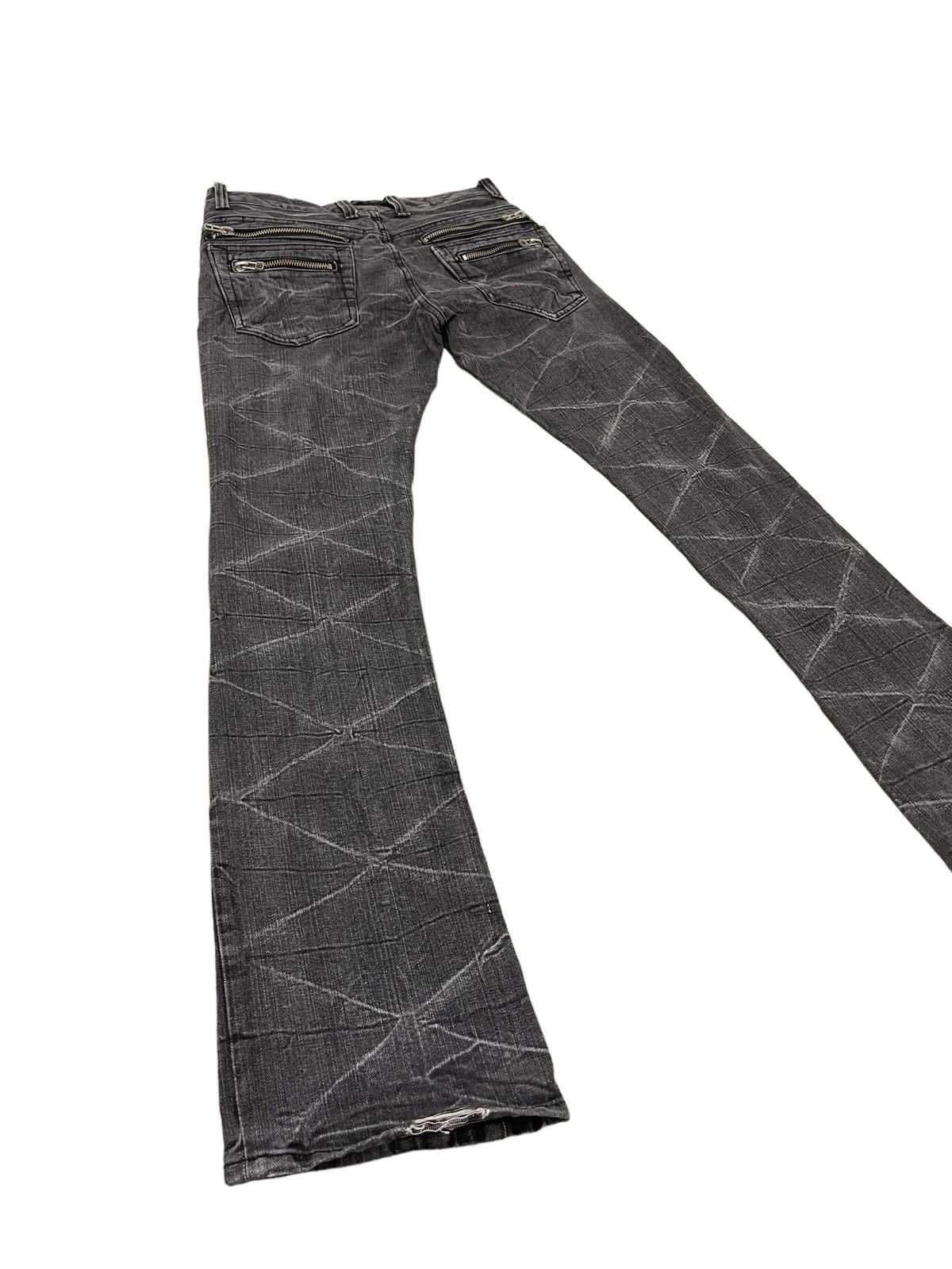 Japanese Brand Flare Jeans Sortisso Barb Wire Curv Leg Low Rise Denim 4🟦6 Size US 31 - 1 Thumbnail