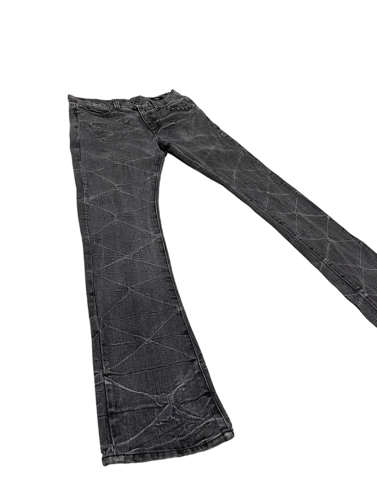 Japanese Brand Flare Jeans Sortisso Barb Wire Curv Leg Low Rise Denim 4🟦6 Size US 31 - 11 Thumbnail
