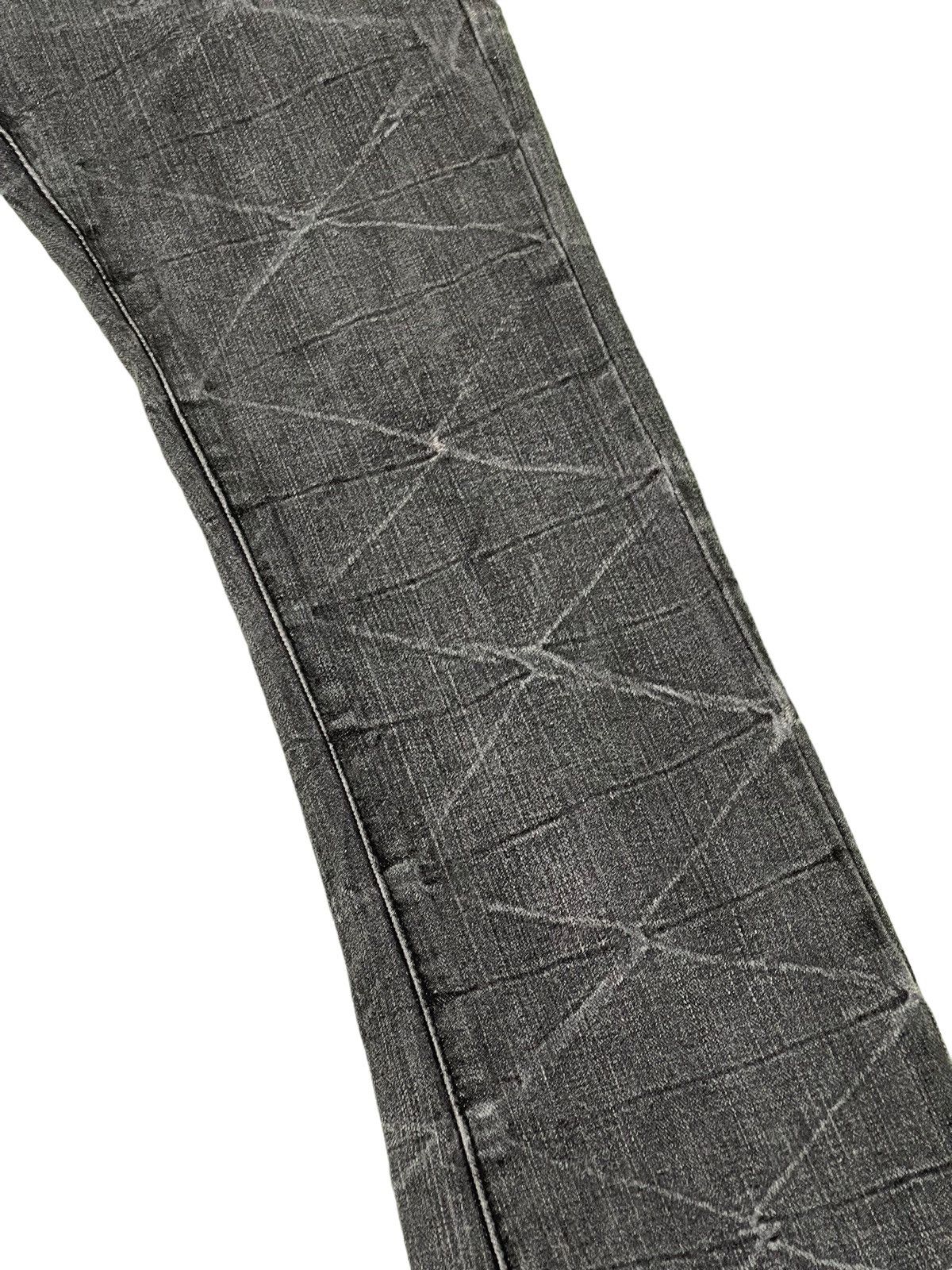 Japanese Brand Flare Jeans Sortisso Barb Wire Curv Leg Low Rise Denim 4🟦6 Size US 31 - 16 Thumbnail