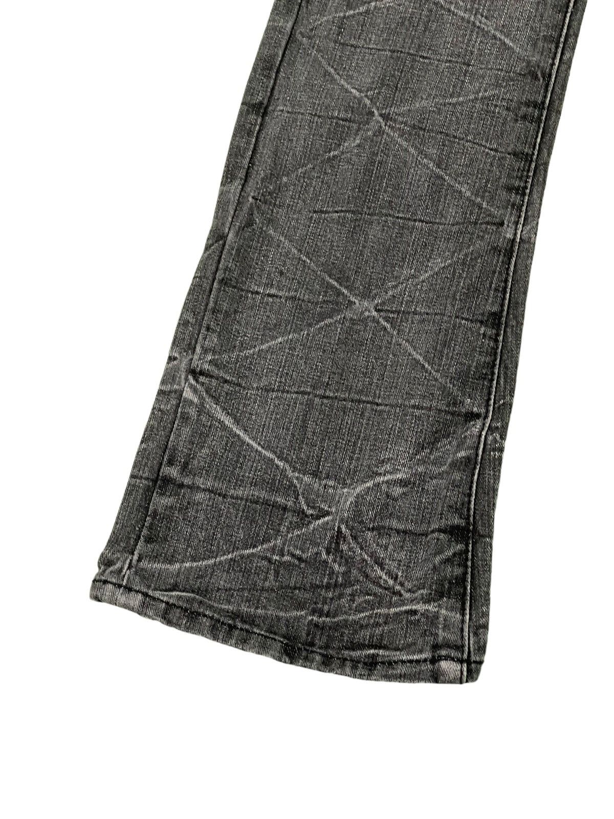 Japanese Brand Flare Jeans Sortisso Barb Wire Curv Leg Low Rise Denim 4🟦6 Size US 31 - 14 Thumbnail