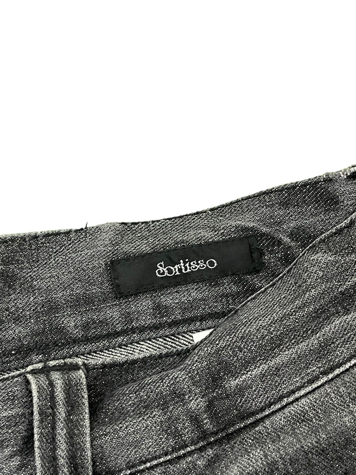 Japanese Brand Flare Jeans Sortisso Barb Wire Curv Leg Low Rise Denim 4🟦6 Size US 31 - 19 Thumbnail