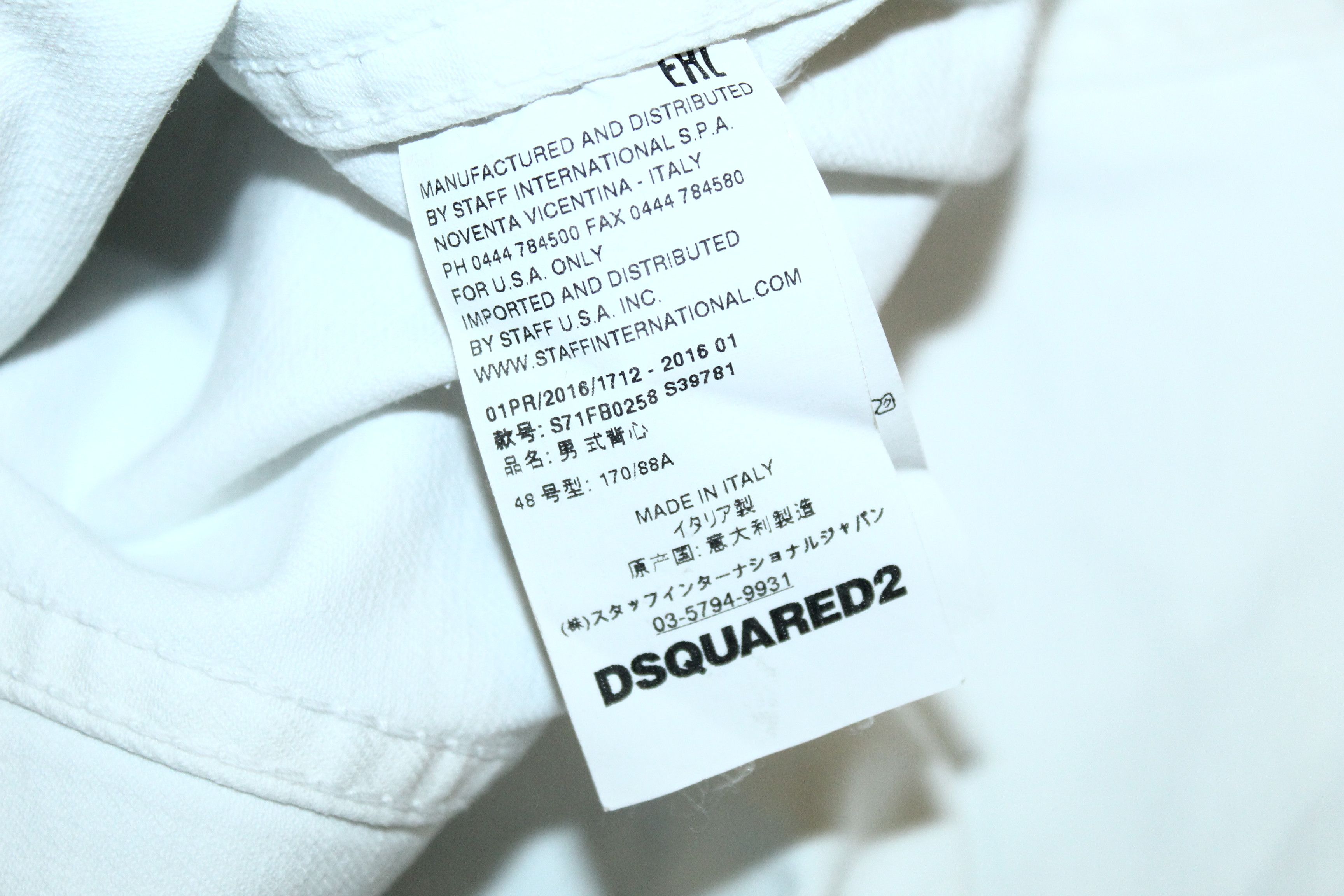 Dsquared2 Dsquared2 sleeveless fringed distressed denim overshirt Size US M / EU 48-50 / 2 - 5 Thumbnail